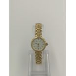 Solvil et Titus lady's wrist watch with case marked 375.