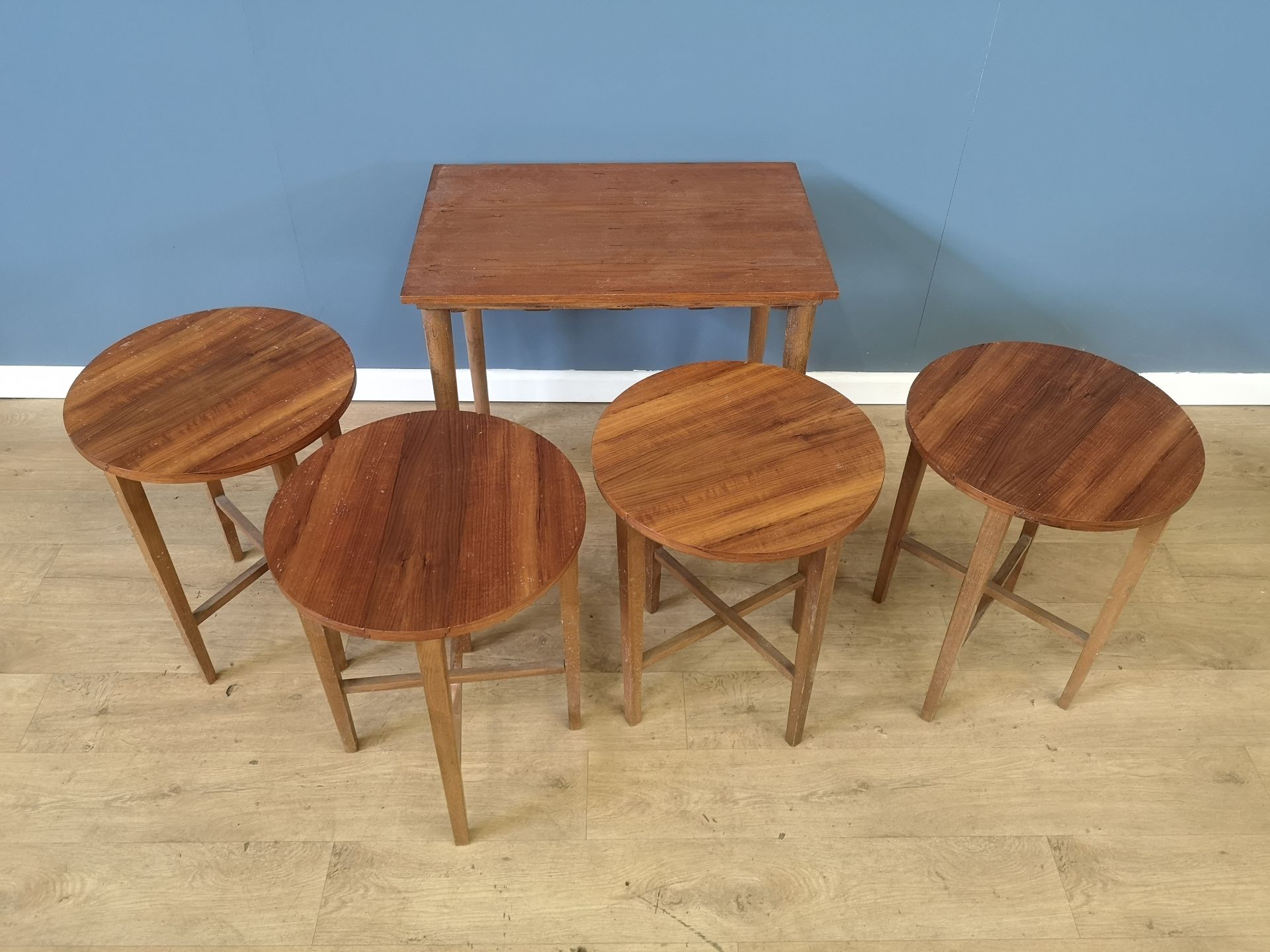 Danish nest of tables, model 312 designed by Poul Hundevad - Image 3 of 6