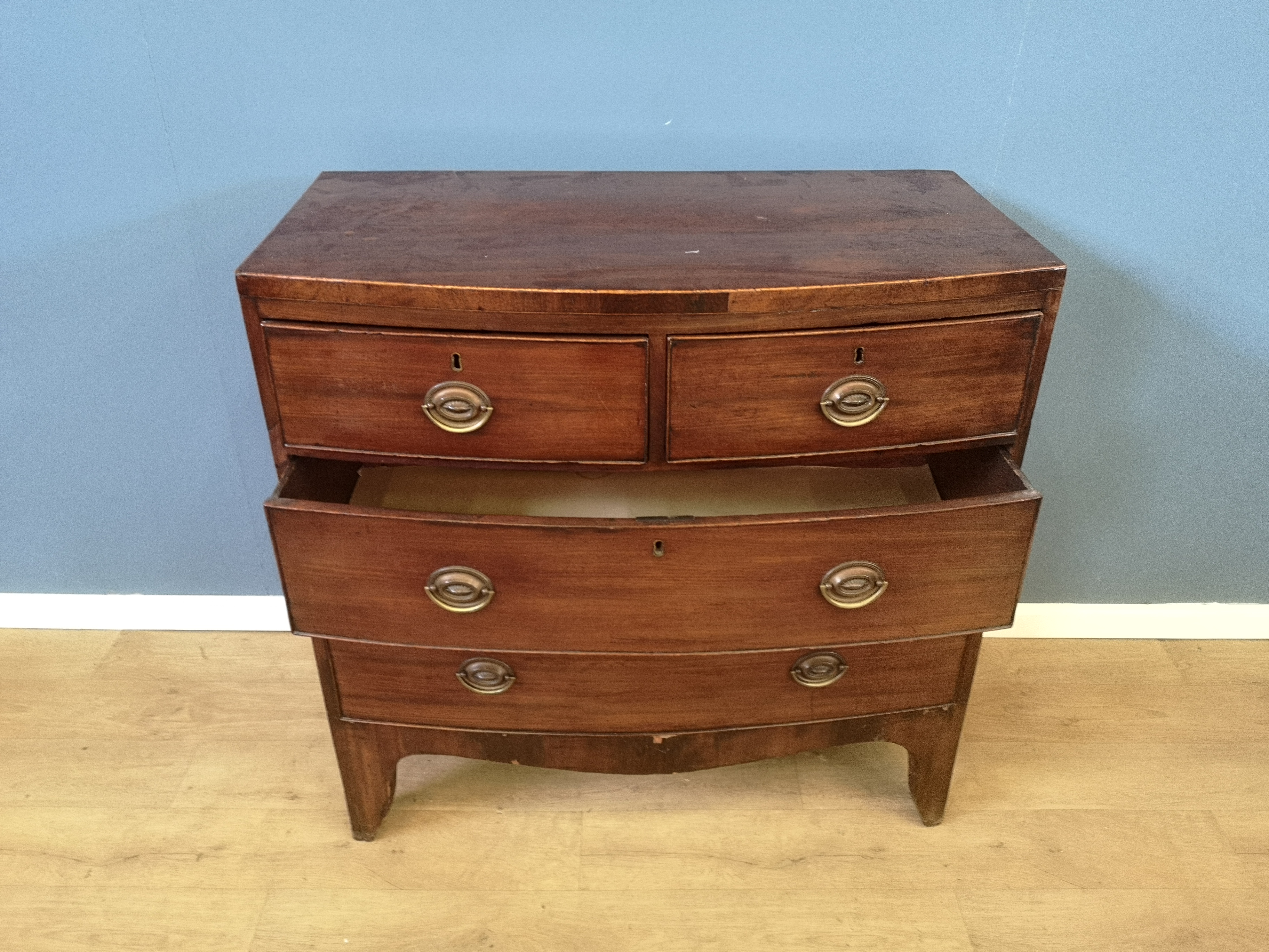 Regency mahogany chest of drawers - Image 3 of 6