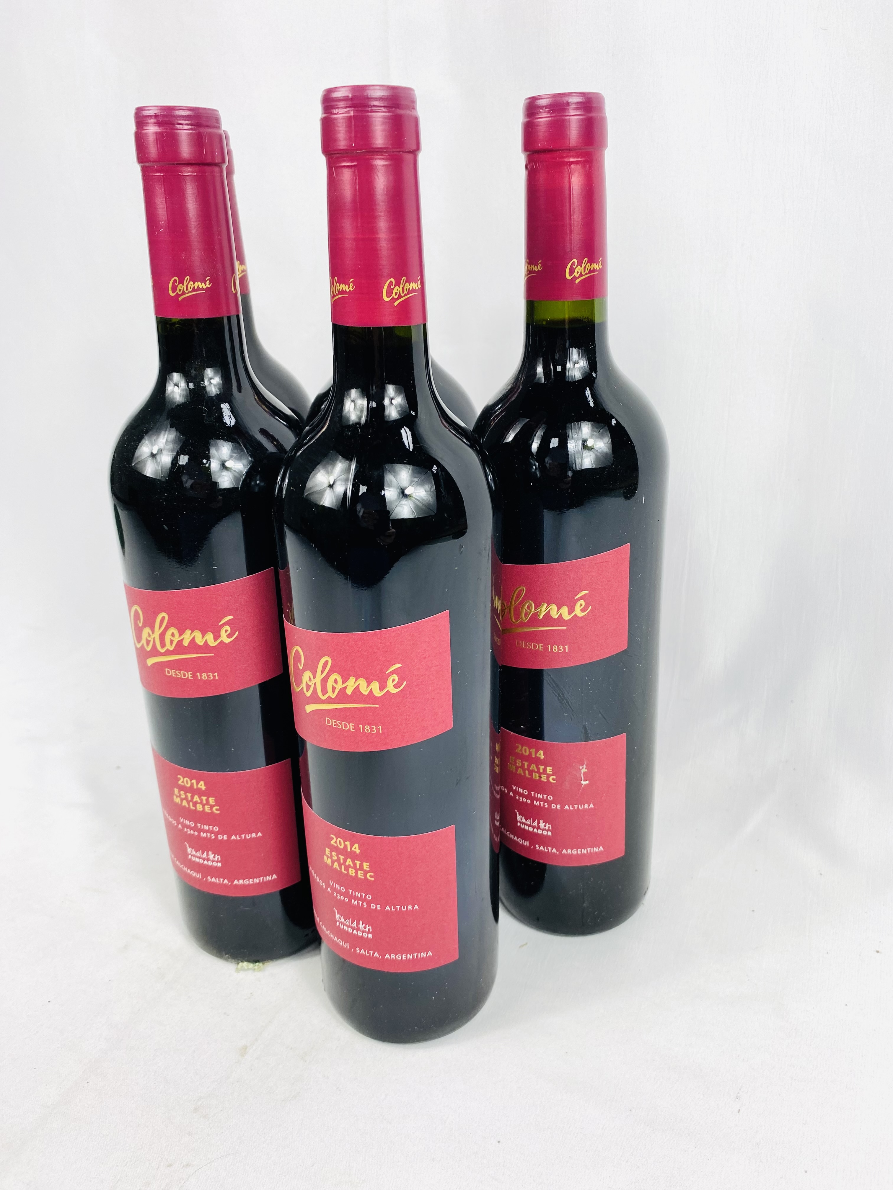 Five 750ml bottles of Estate Malbec Colomé, Argentina, 2014 - Image 3 of 3