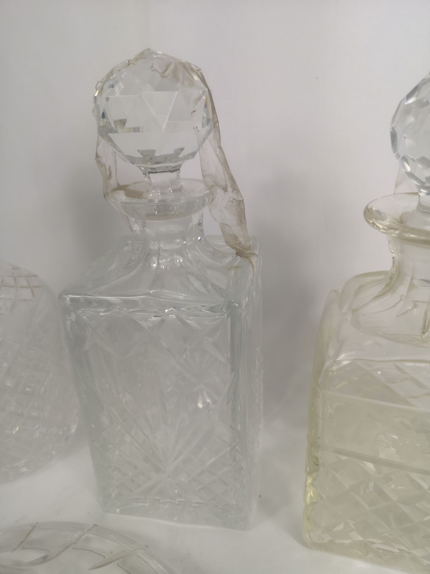 Six cut glass decanters - Image 4 of 7