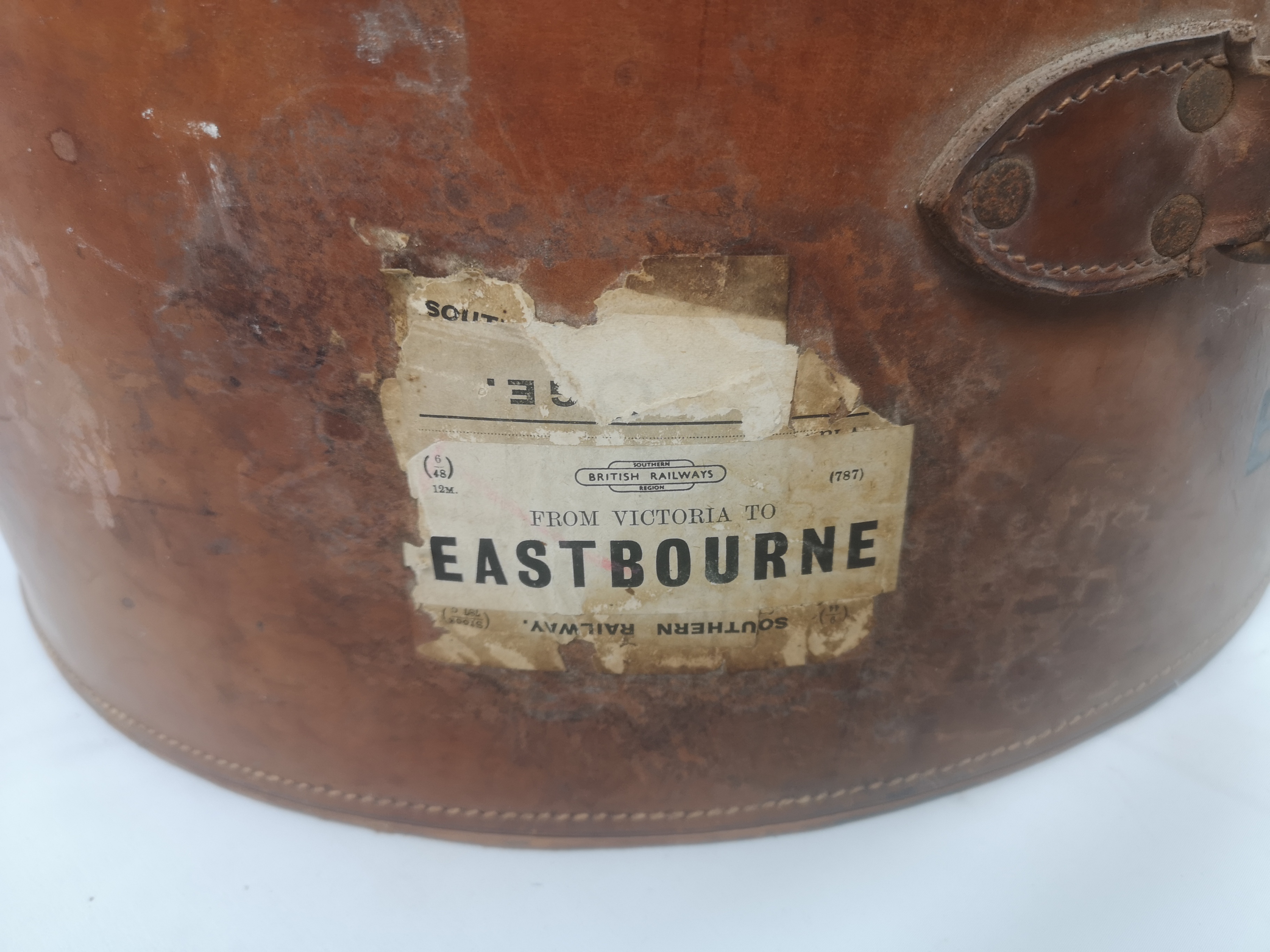 Lady's leather hat box - Image 2 of 5