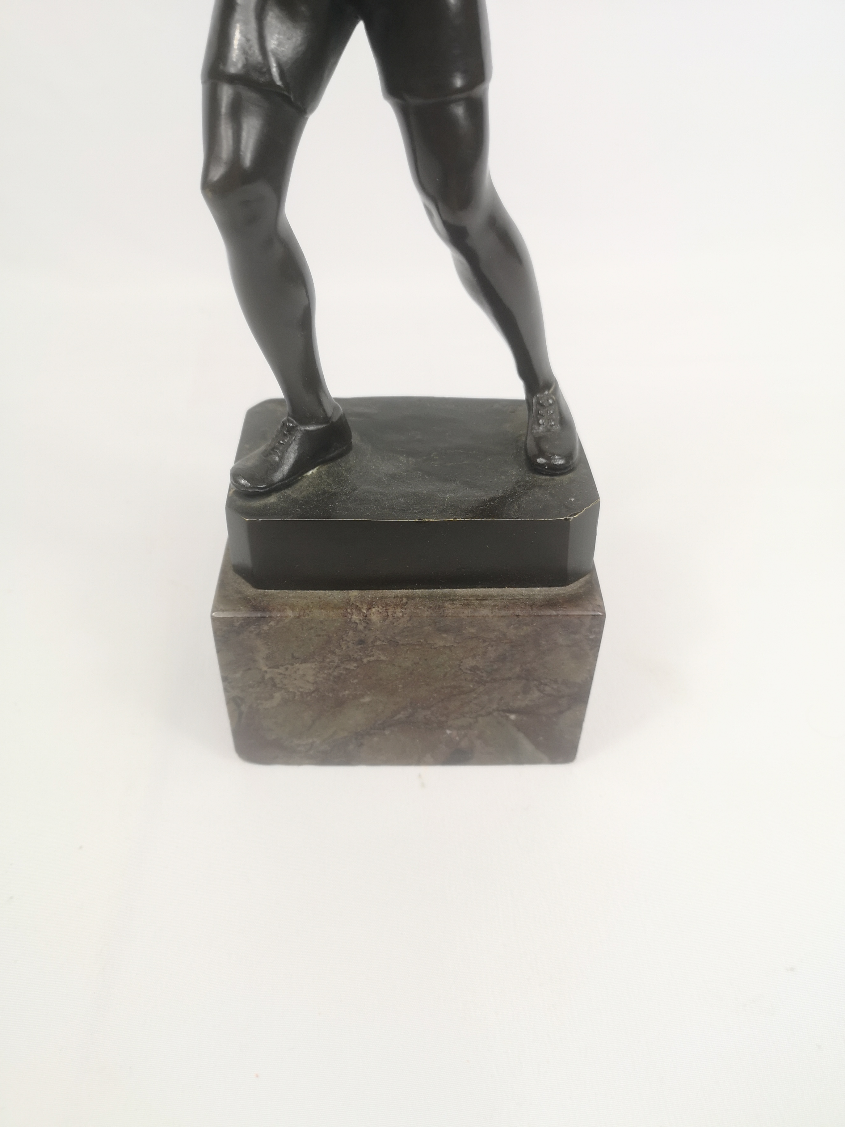 After E. Saalmann, bronze figure of a boxer - Image 5 of 6