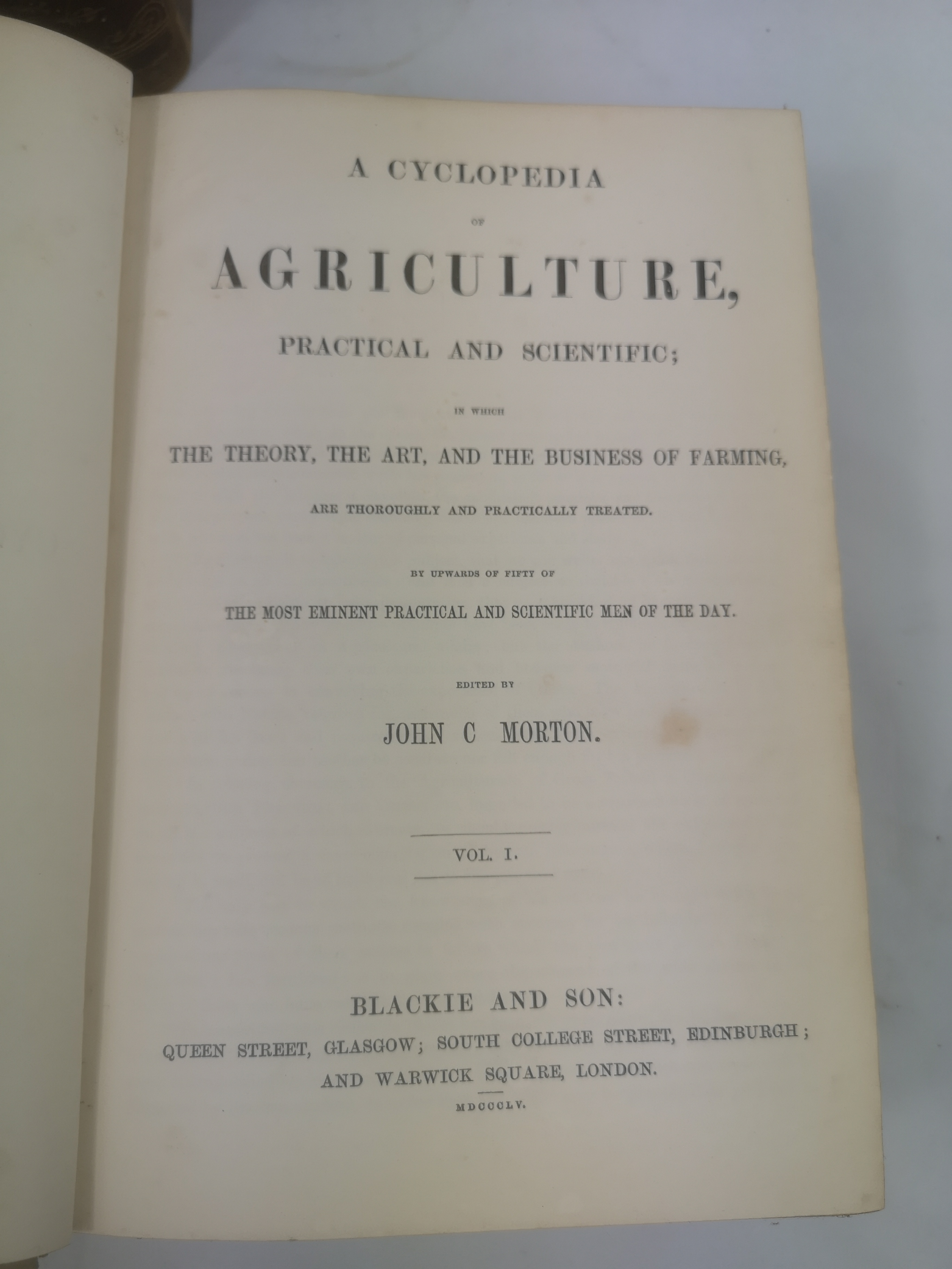 A Cyclopedia of Agriculture edited by John Moreton - Image 2 of 6