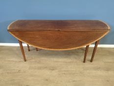 Mahogany drop leaf table