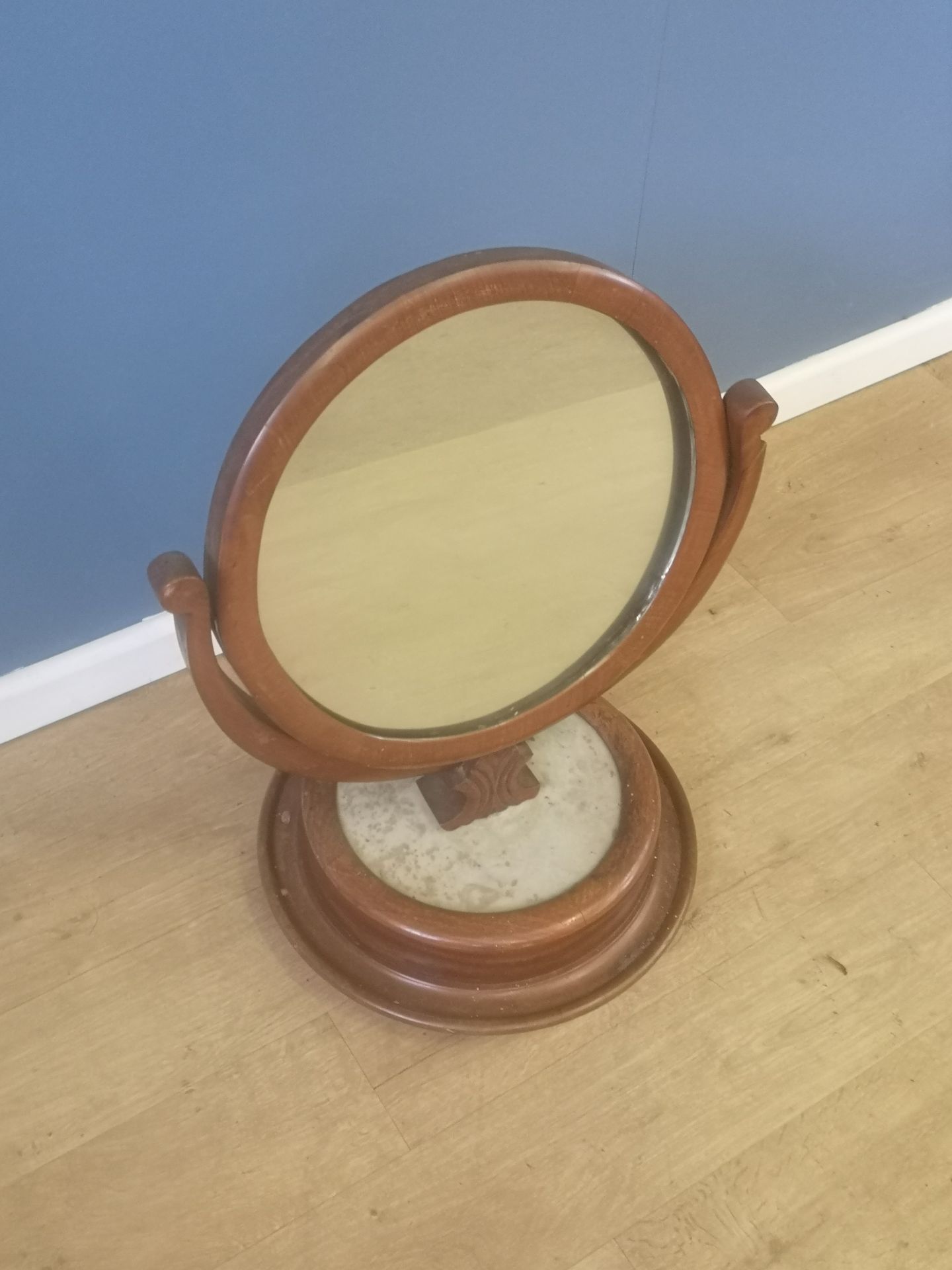 Victorian mahogany washstand mirror