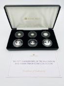 Jubilee Mint 50th Anniversary of Decimalisation fine silver proof coin collection