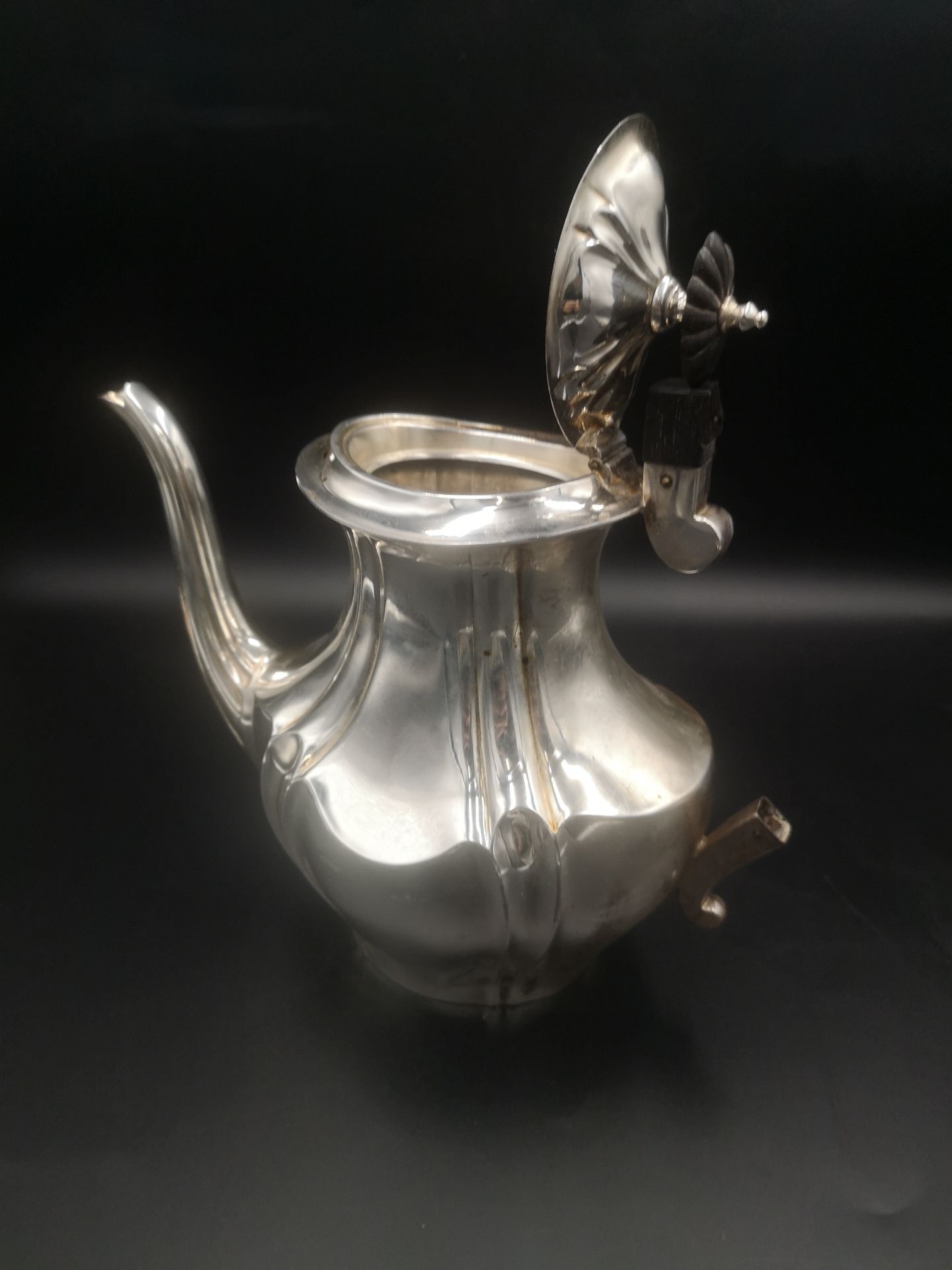 Silver coffee pot - Image 2 of 5