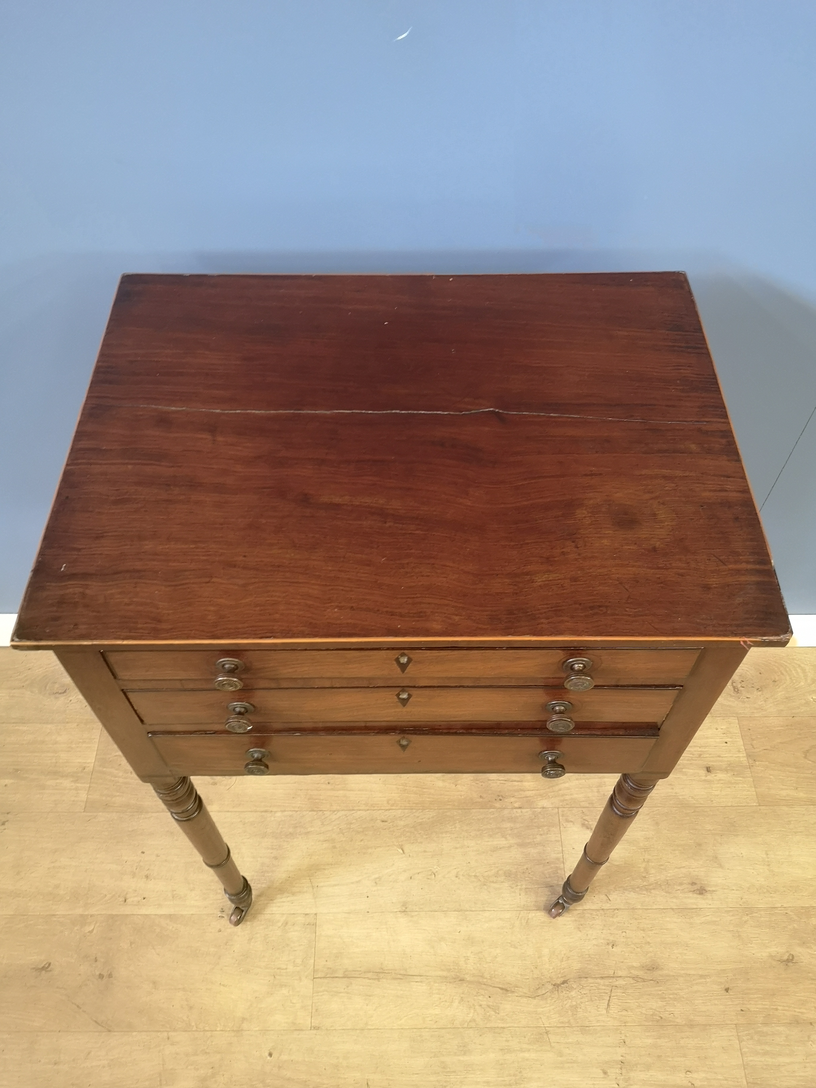 Victorian mahogany chest of drawers - Image 2 of 6