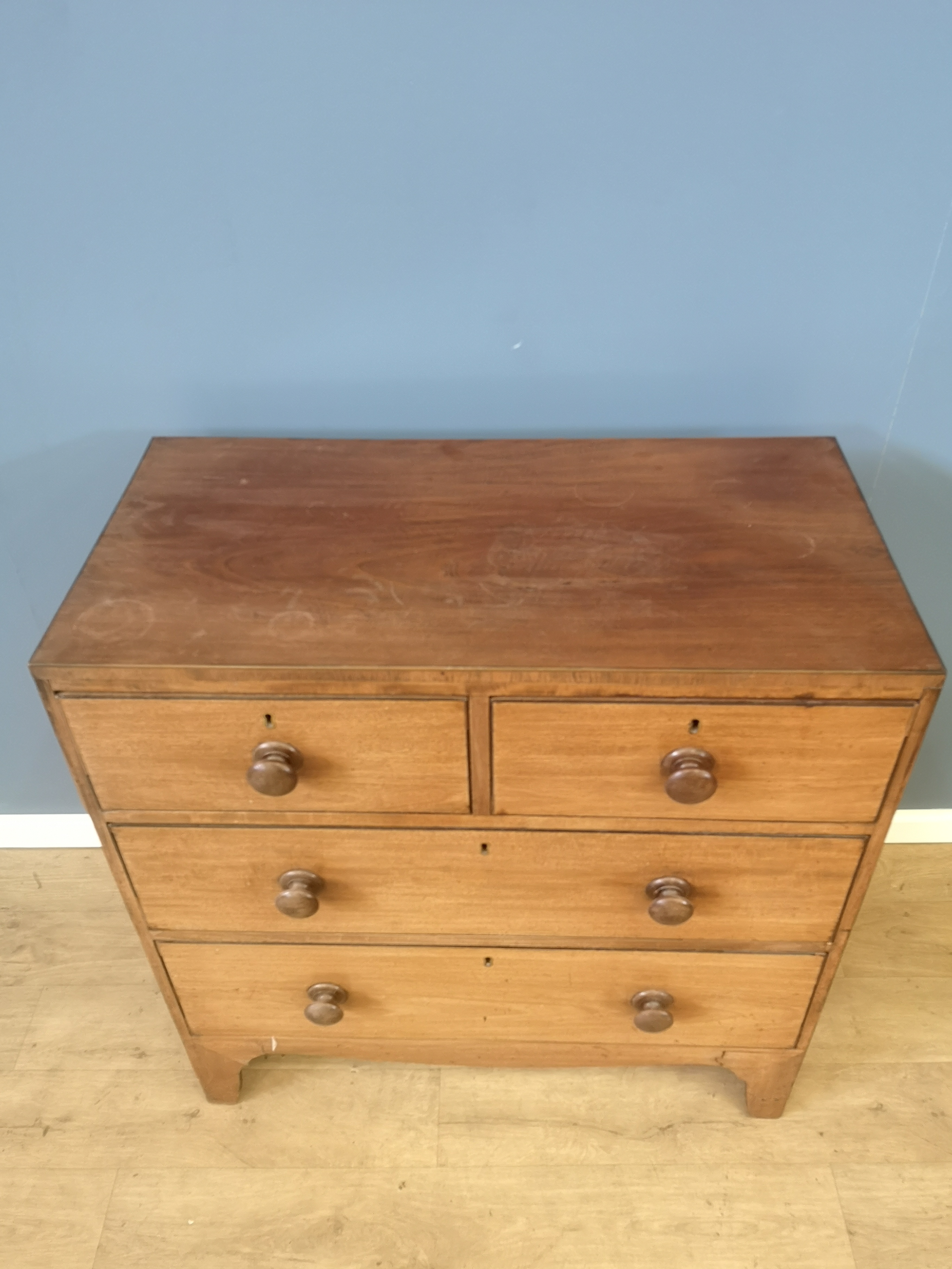 Victorian mahogany chest of drawers - Image 2 of 4