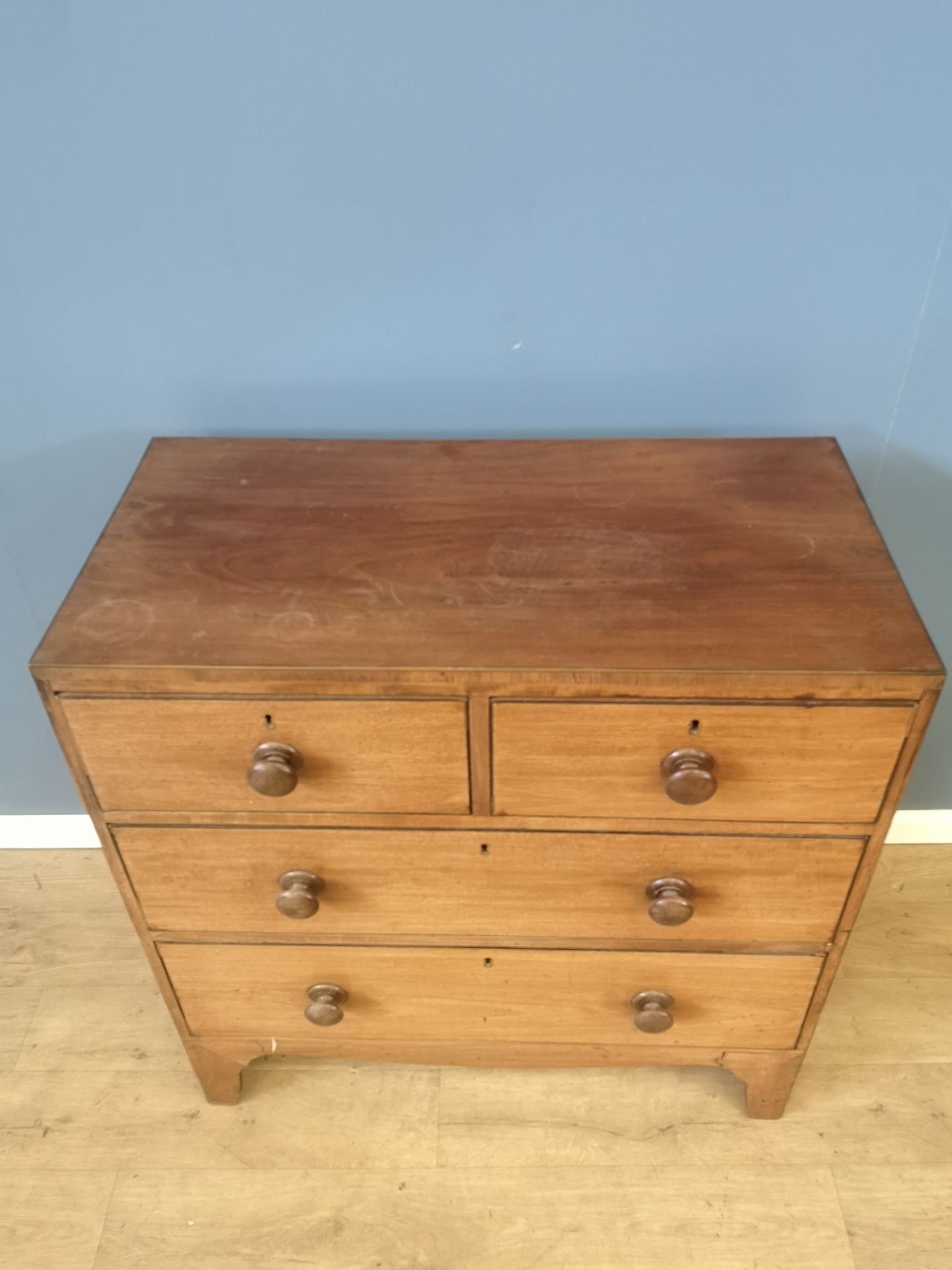 Victorian mahogany chest of drawers - Image 2 of 4