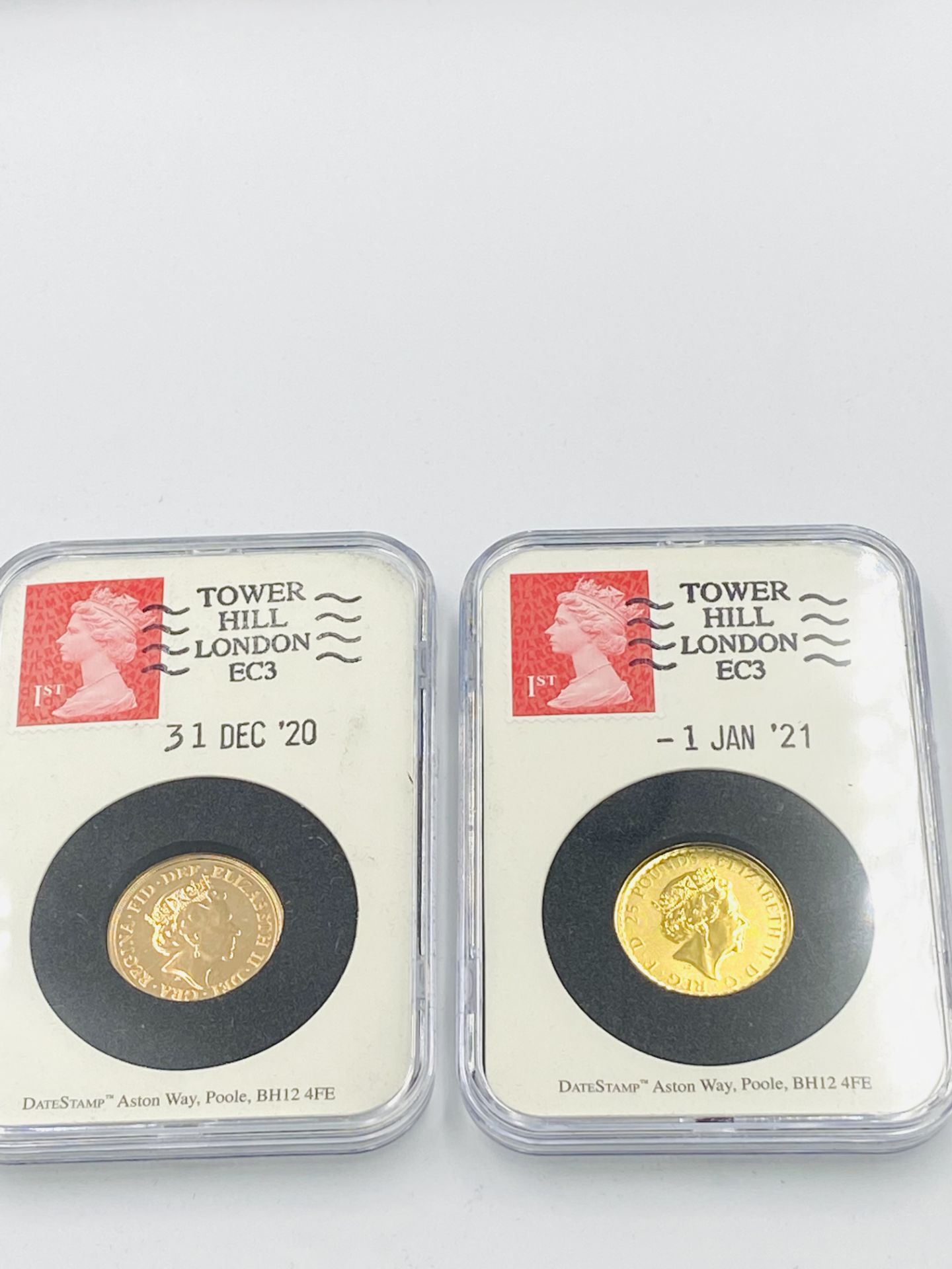 DateStamp Brexit Completion Issue, comprising 2020 gold sovereign and 2021 gold Britannia - Image 4 of 5