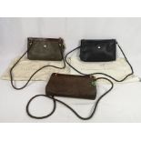 Two Franchetti Bond shoulder bags and one other