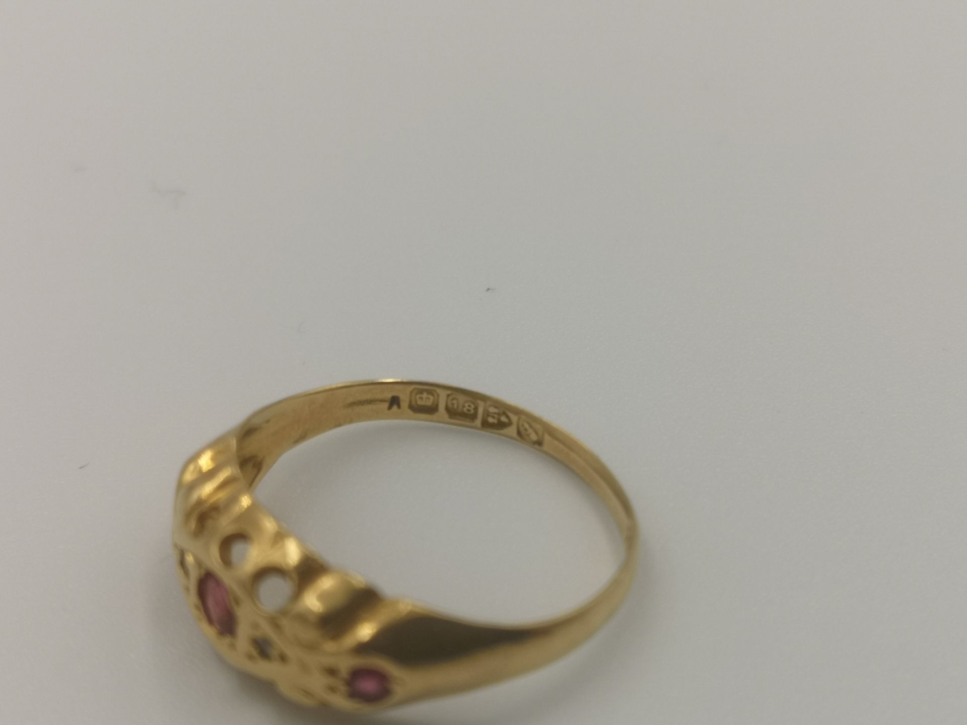 Victorian 18ct gold, ruby and diamond ring - Image 3 of 4