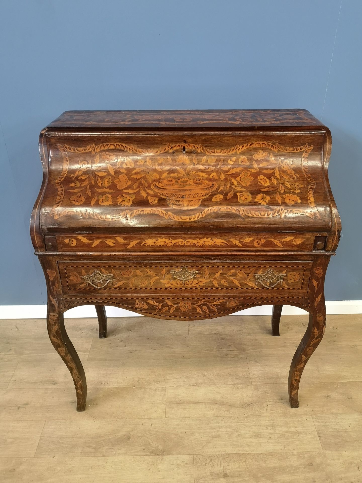 Louis XV style bombe bureau de dame