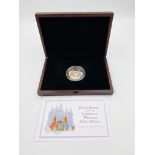 Mint Editions Limited Edition 10/30 "Peter Rabbit and the Christmas Wreath" Gold Medal