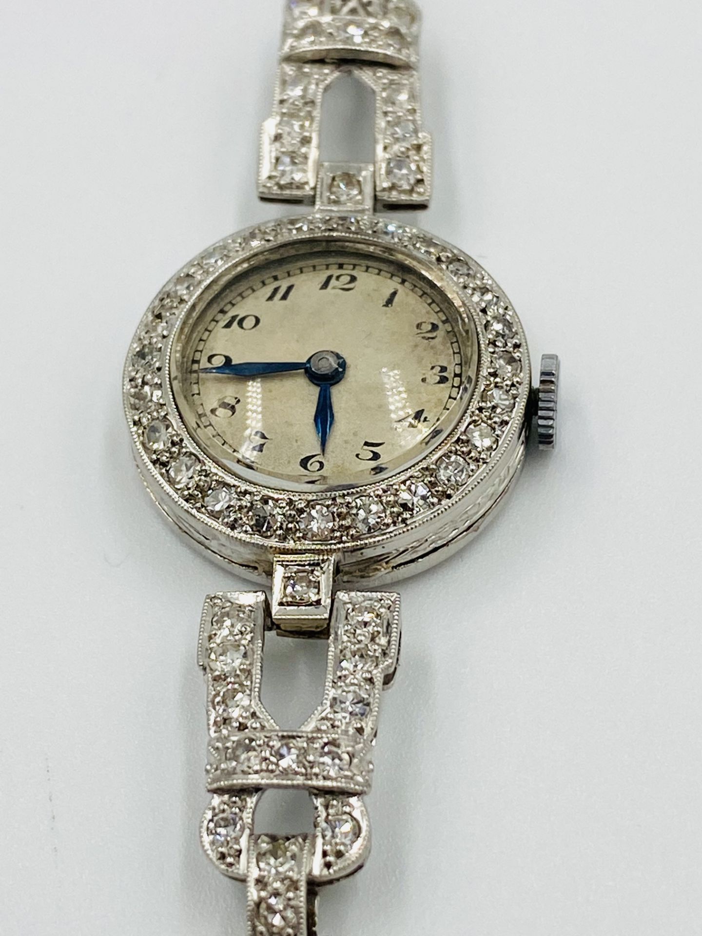 Platinum and diamond cocktail watch - Image 3 of 5