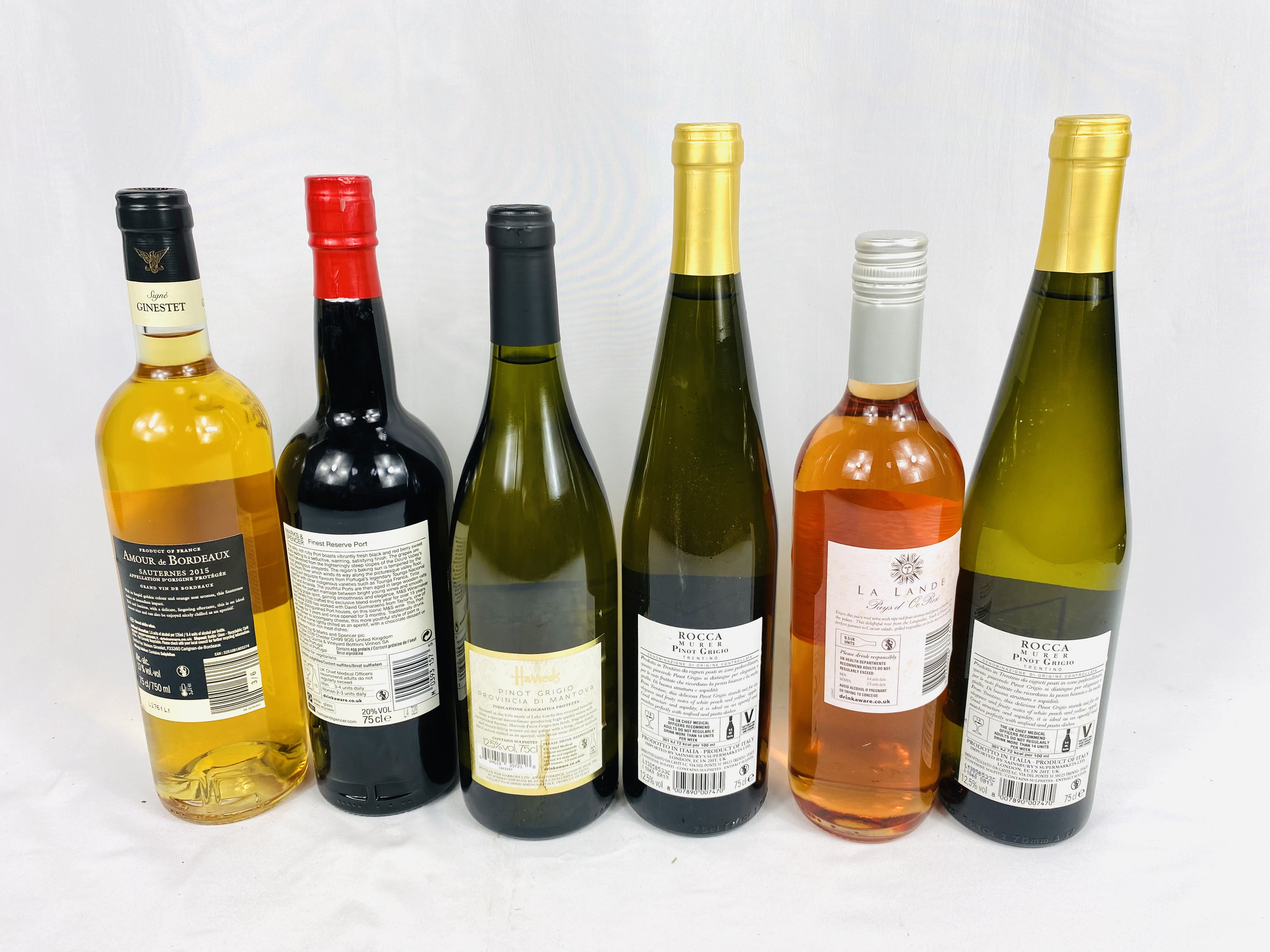 Six mixed bottles of wine - Image 4 of 4