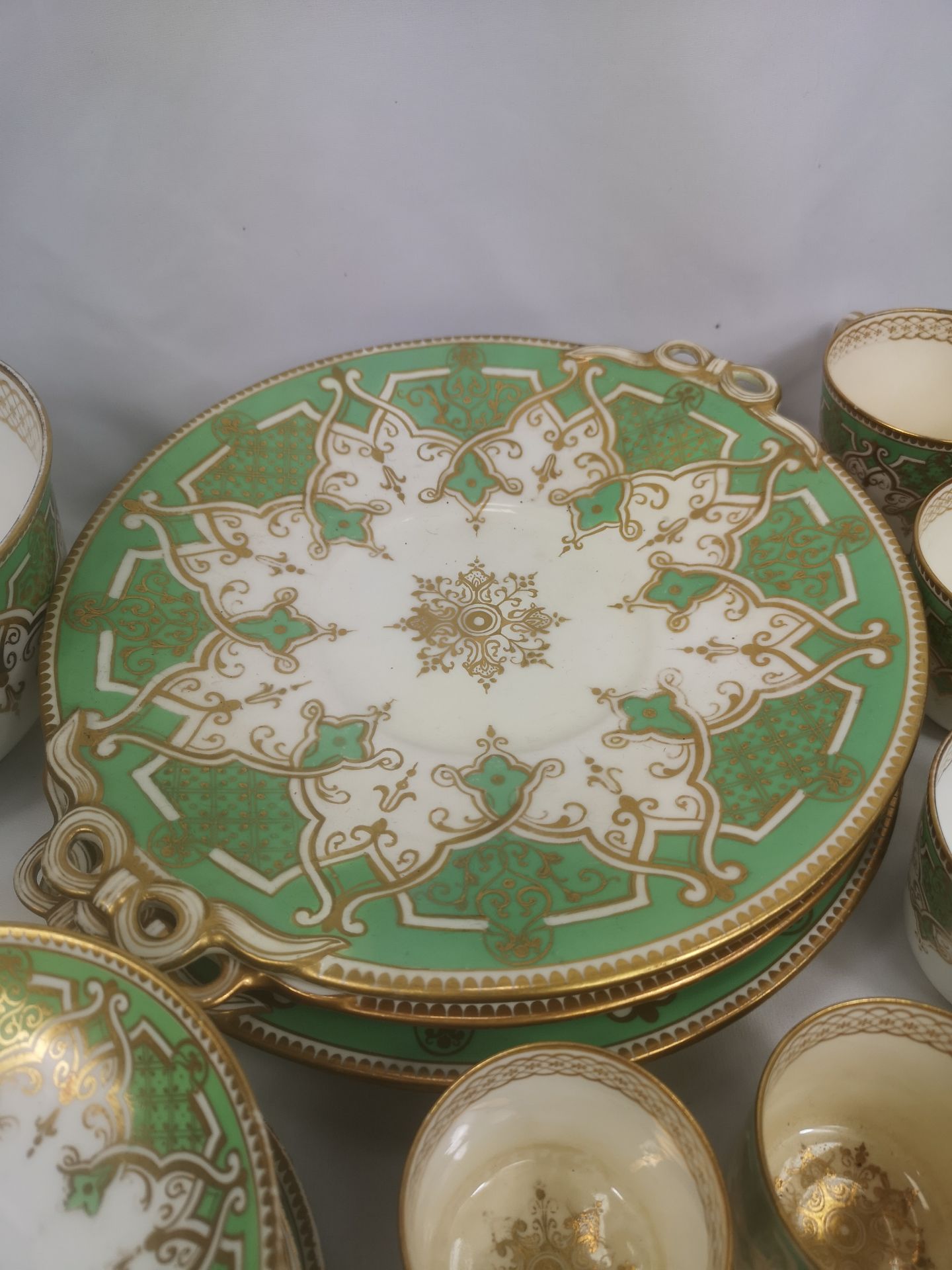 Staffordshire part tea set - Image 5 of 9