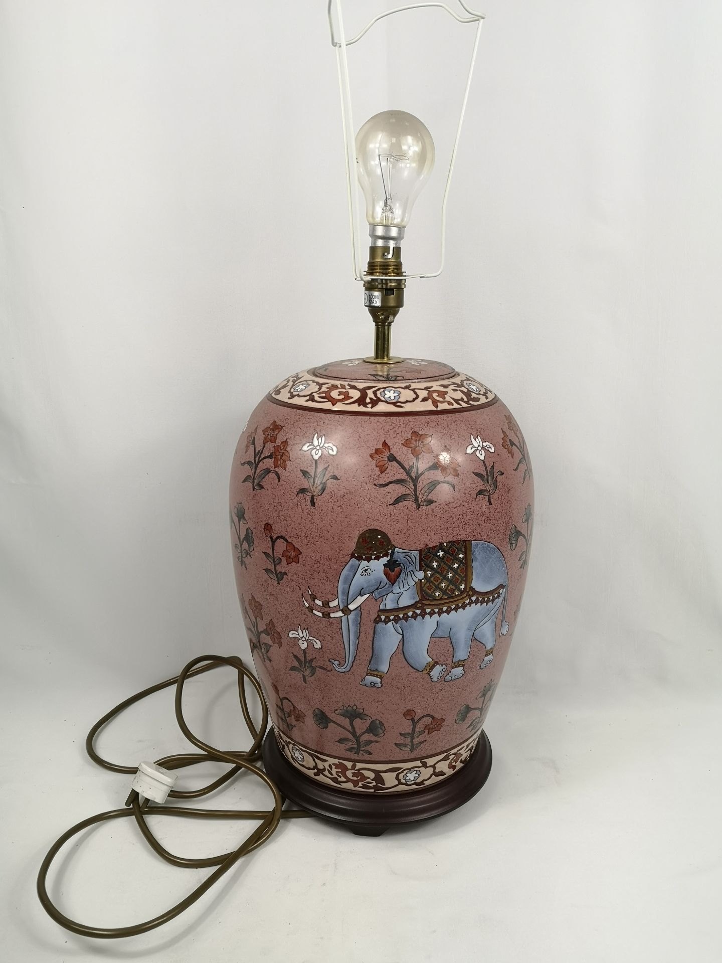 Contemporary Oriental style table lamp - Image 2 of 4