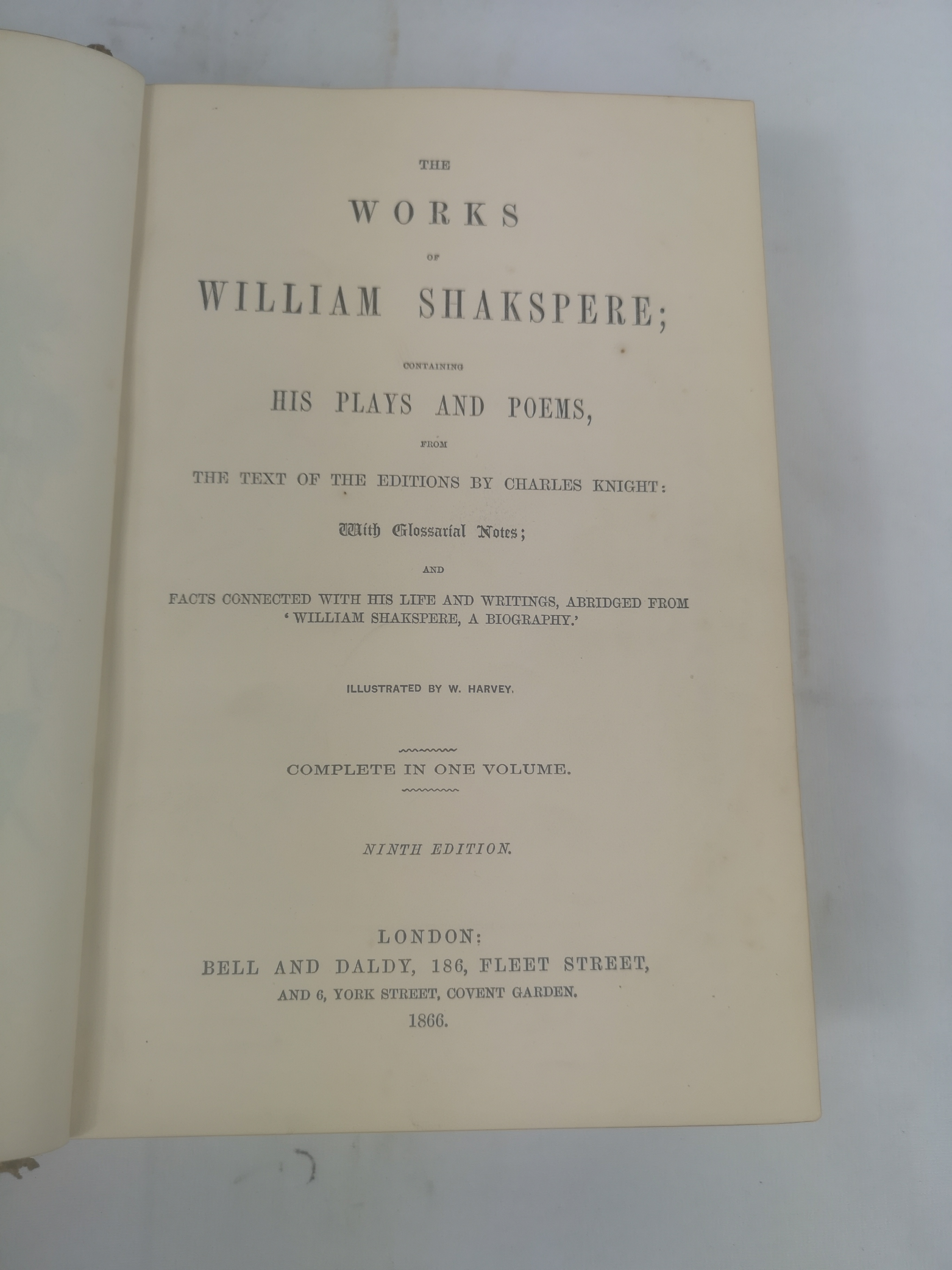 The Works of William Shakespeare, 1866; A Commentary of The Book of Psalms Volume II - Image 6 of 6