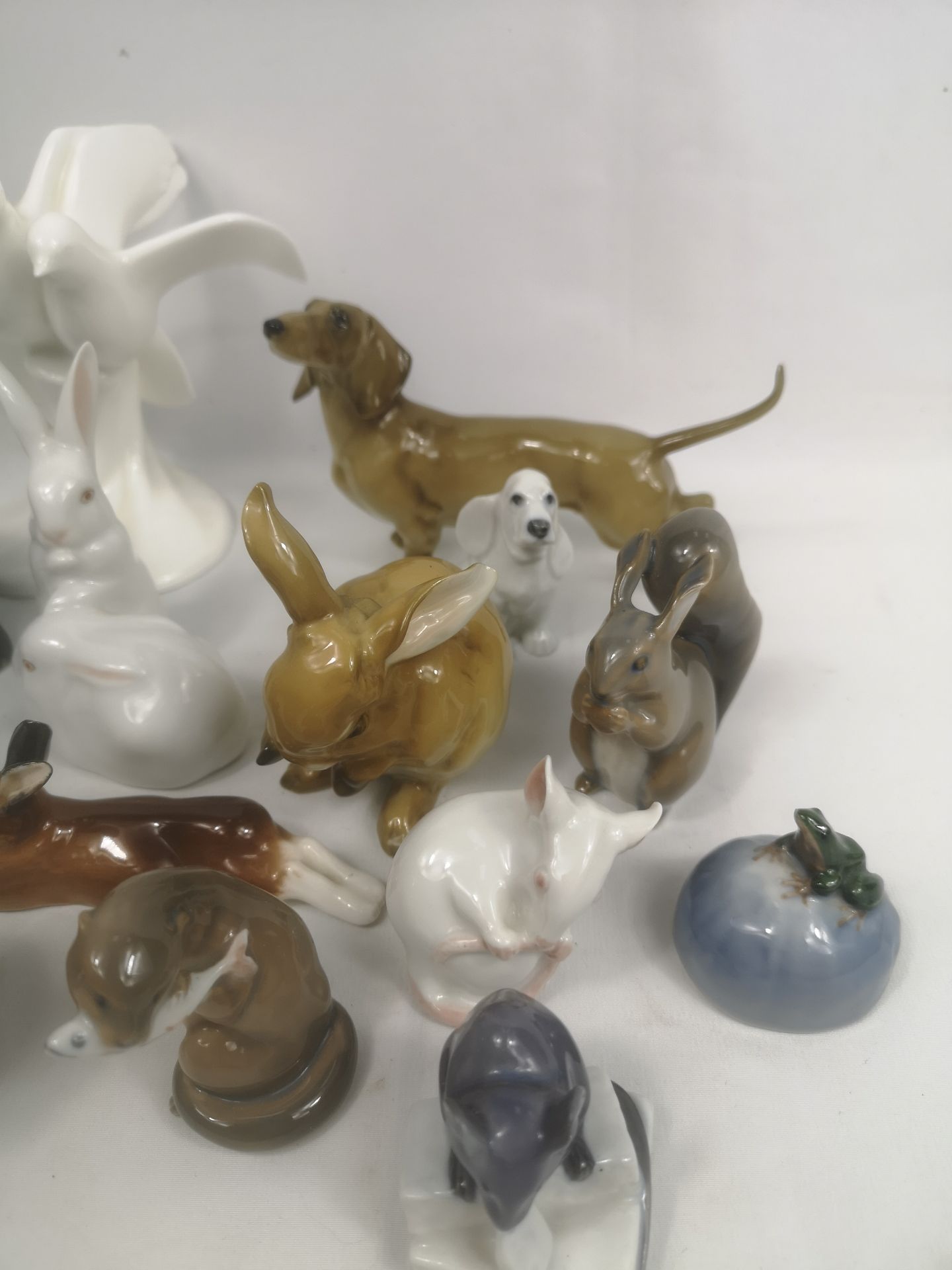 Eight Royal Copenhagen animal figurines together with seven others - Image 3 of 4