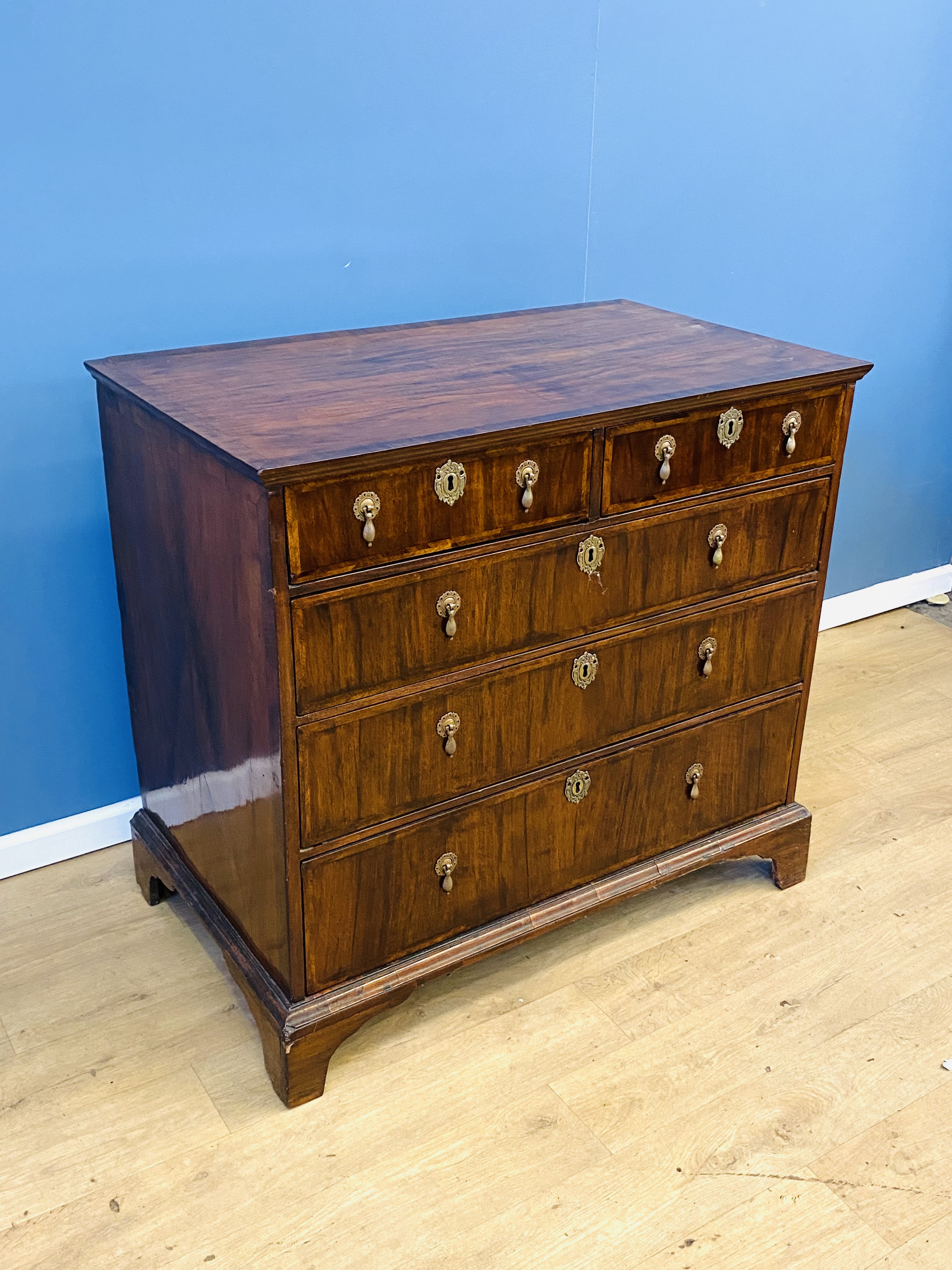 Victorian mahogany chest of drawers - Image 2 of 6