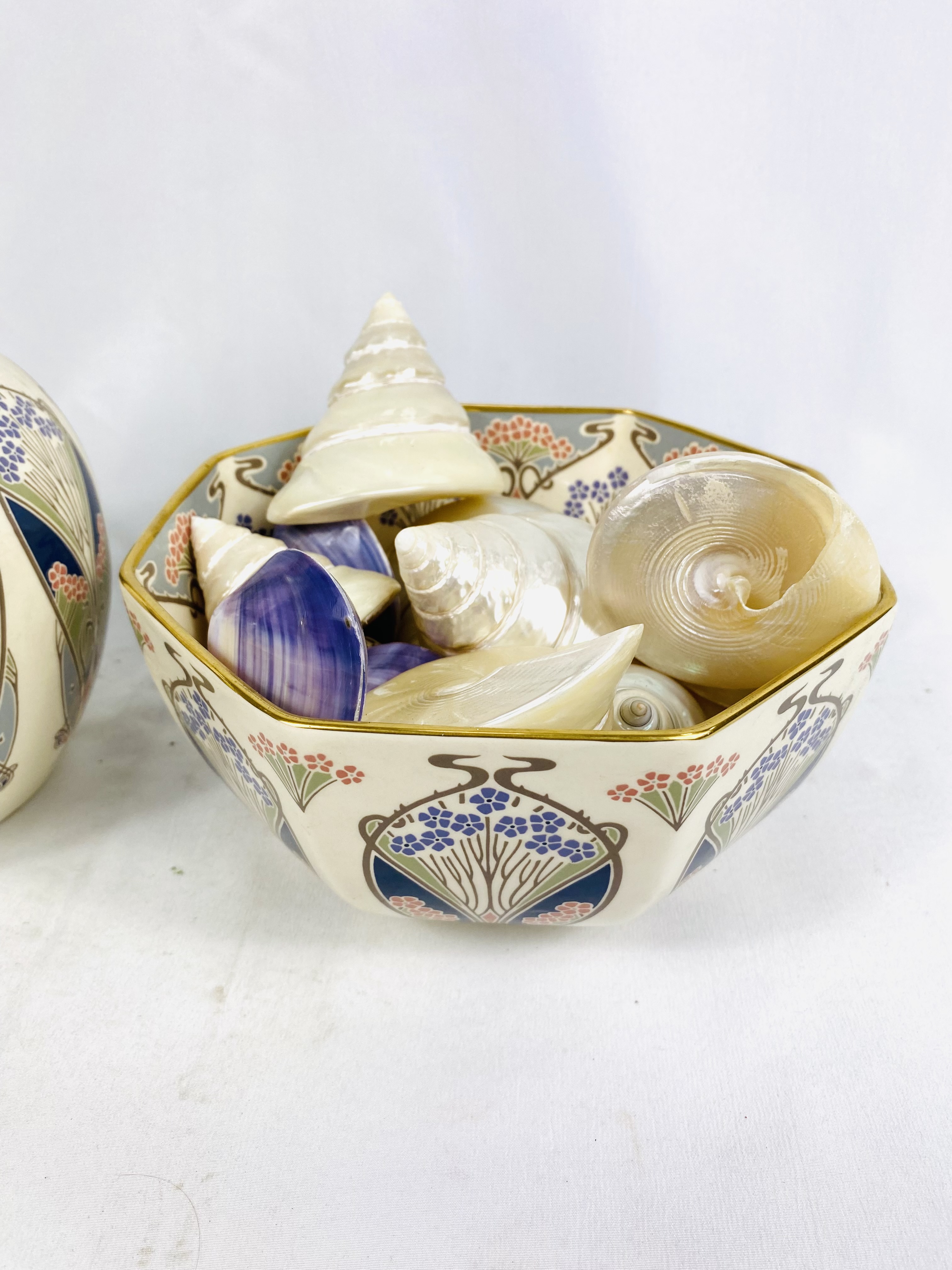 A Liberty Masons Ironstone ginger jar; together with a Liberty octagonal bowl - Image 2 of 5