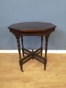 Octagonal display table