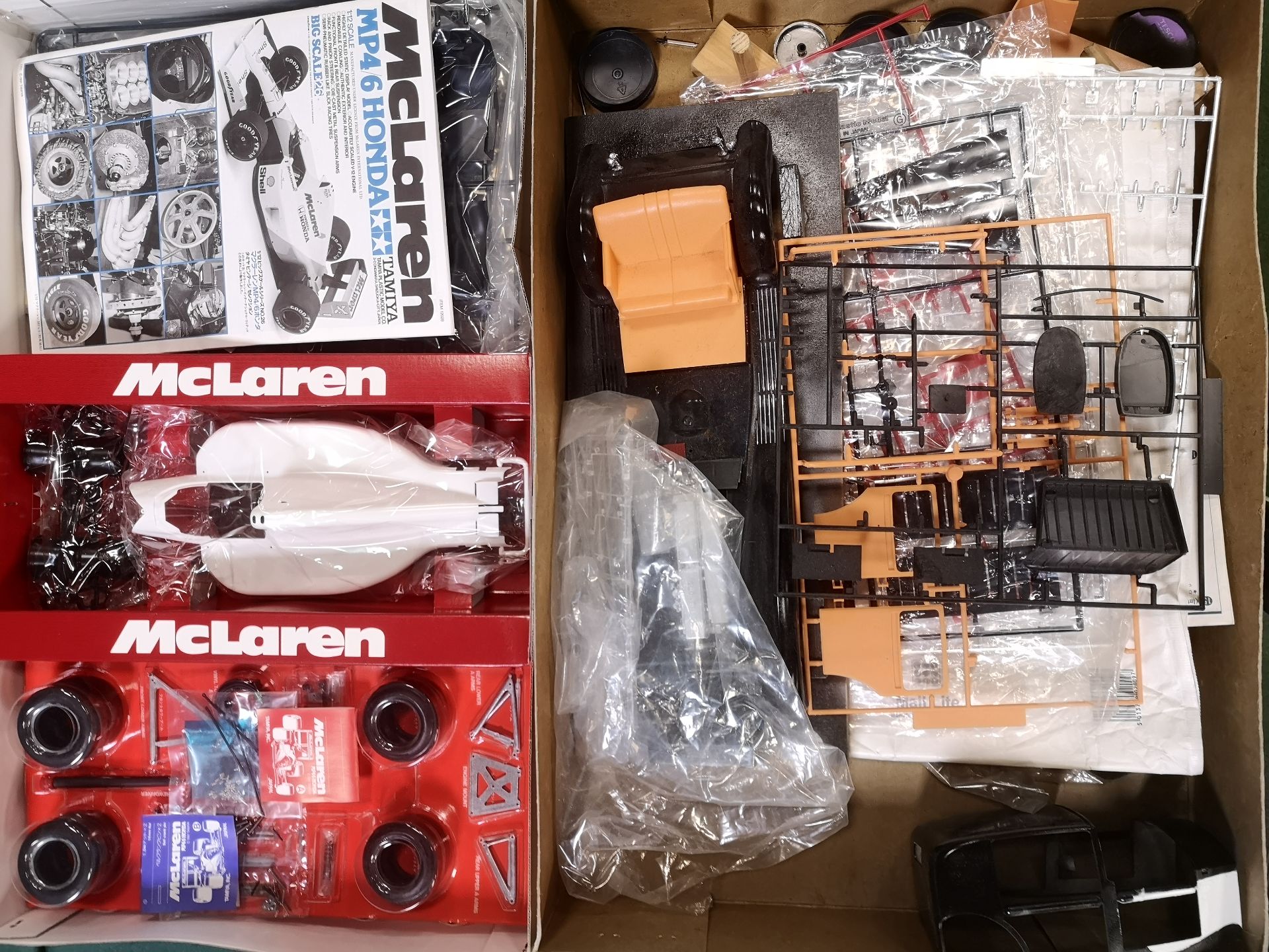 Bandai Bugatti 1:16 model car; together with a Tamier, 1:12 McLaren MP 46 in box - Image 2 of 4