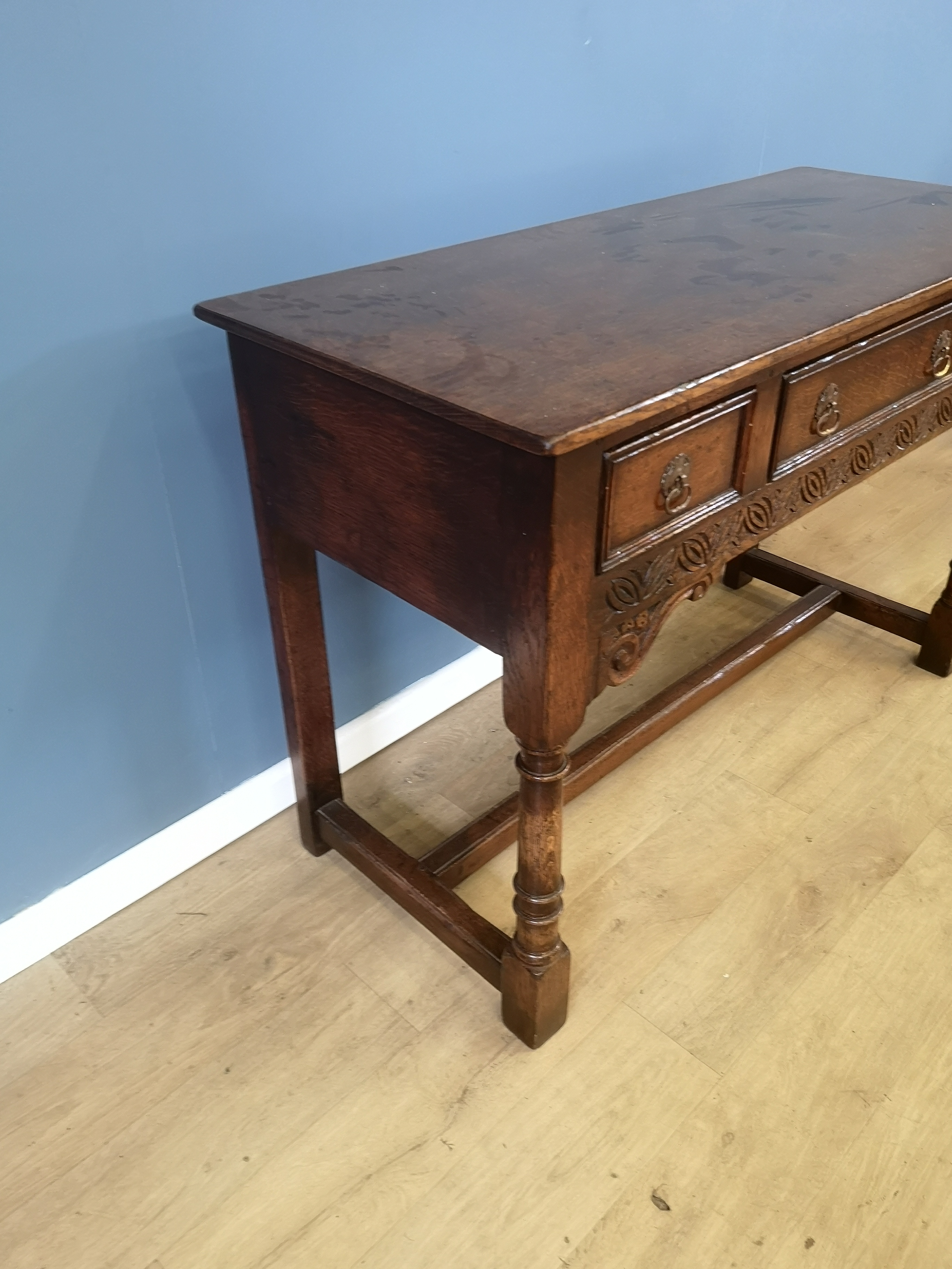 Oak lowboy - Image 5 of 6