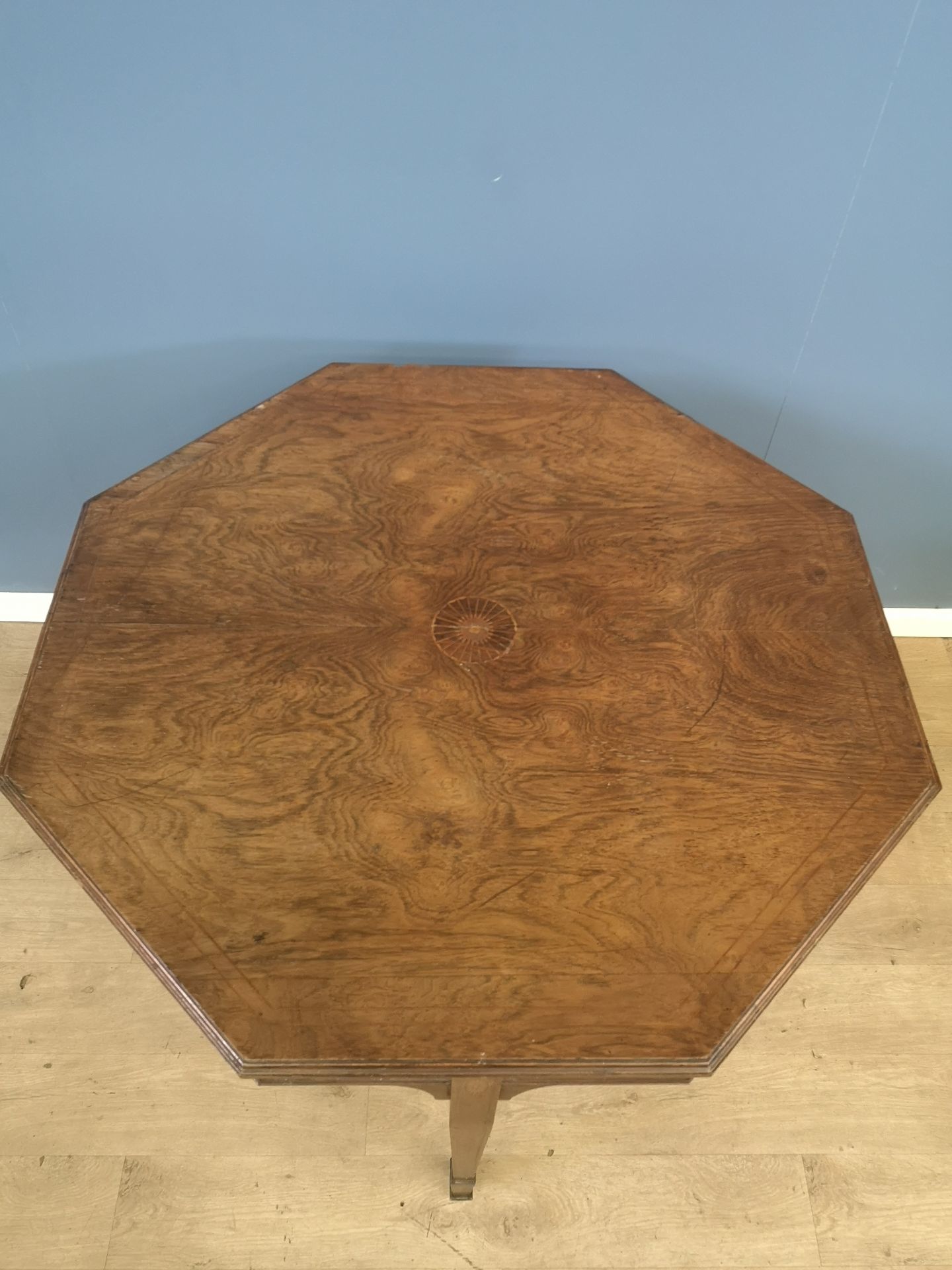 Mahogany octagonal occasional table - Image 5 of 5