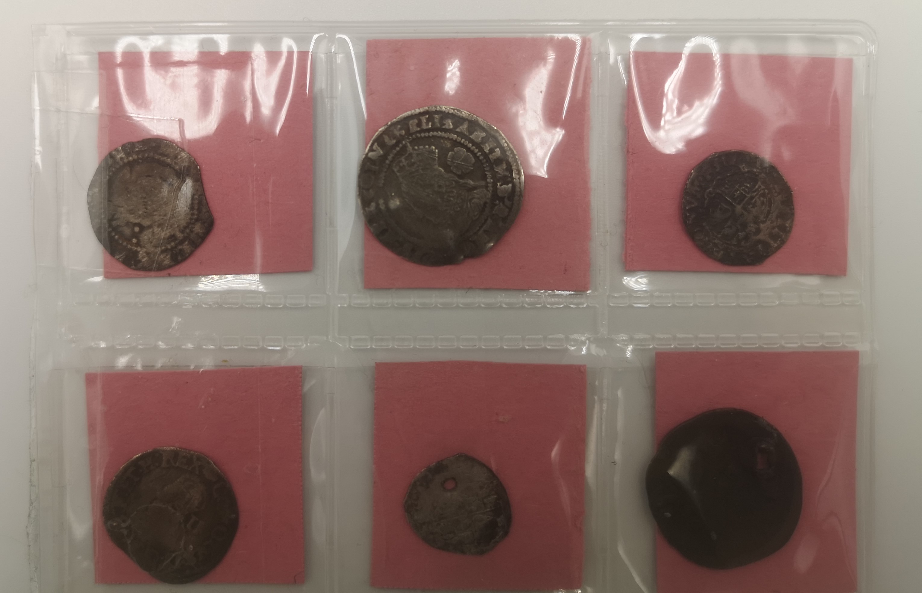 Collection of hammered silver coins and tokens - Image 2 of 5