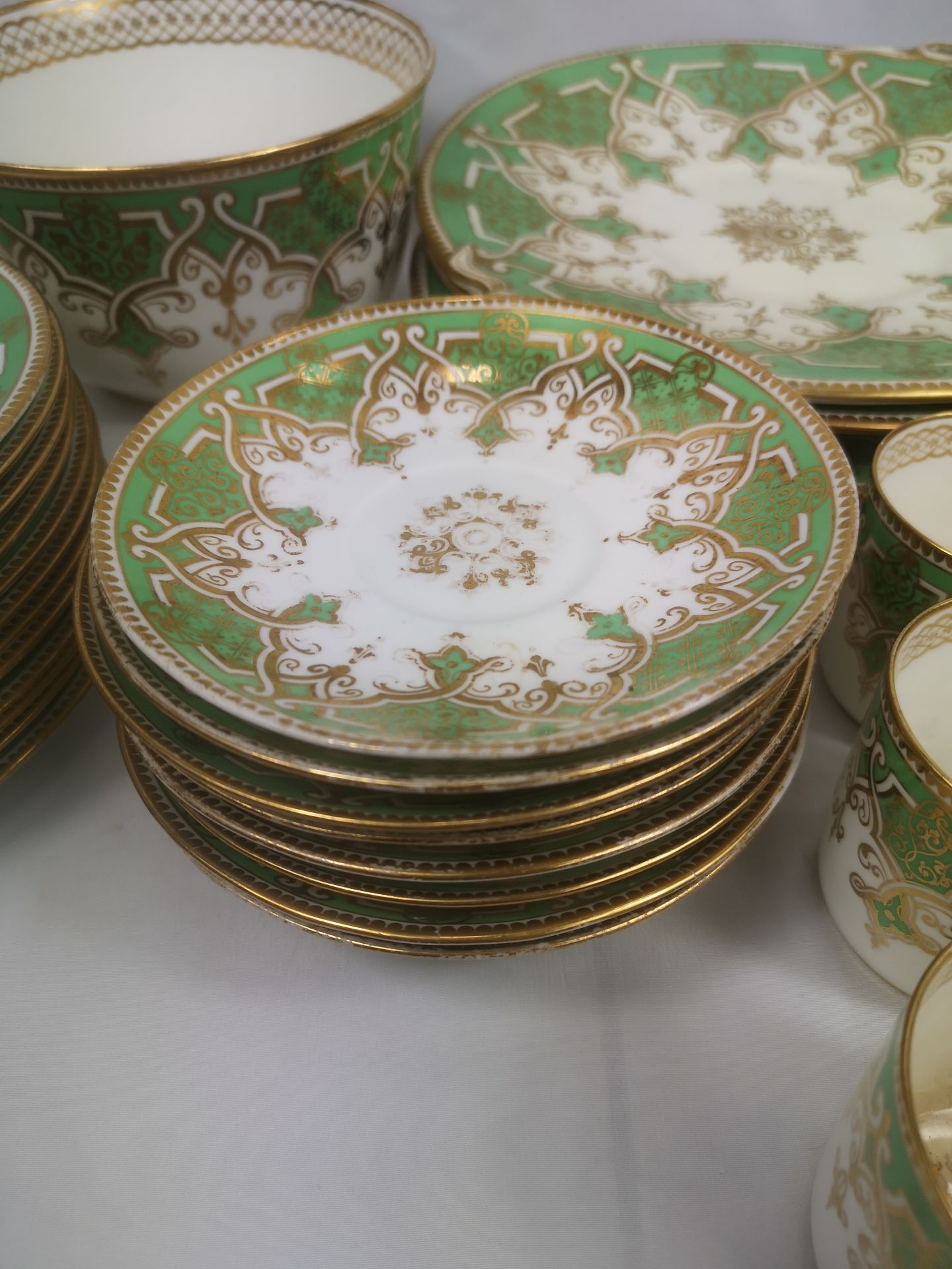 Staffordshire part tea set - Image 6 of 9