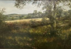 Framed oil on canvas by David Dipnall
