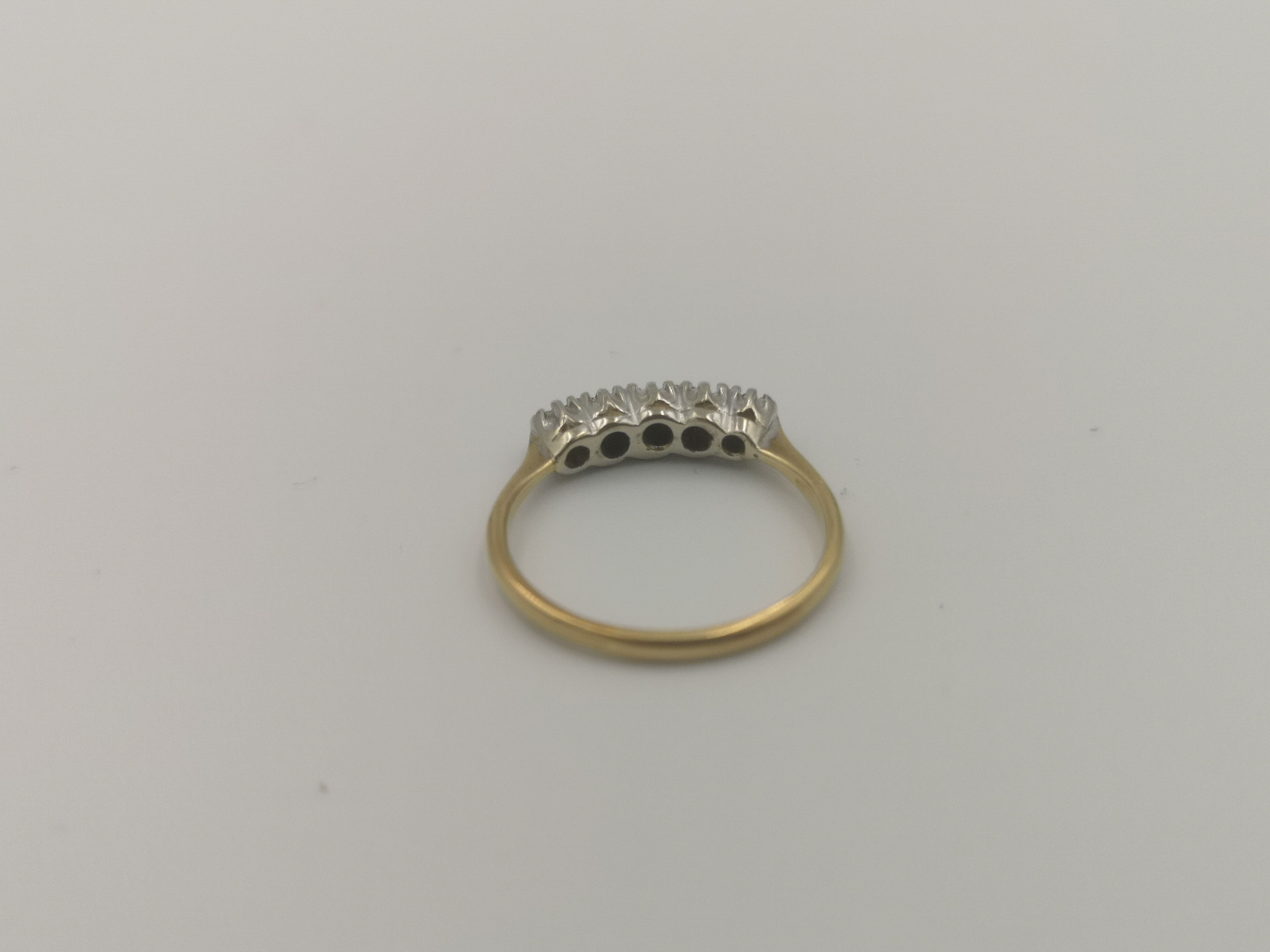 Five stone diamond ring - Image 3 of 5