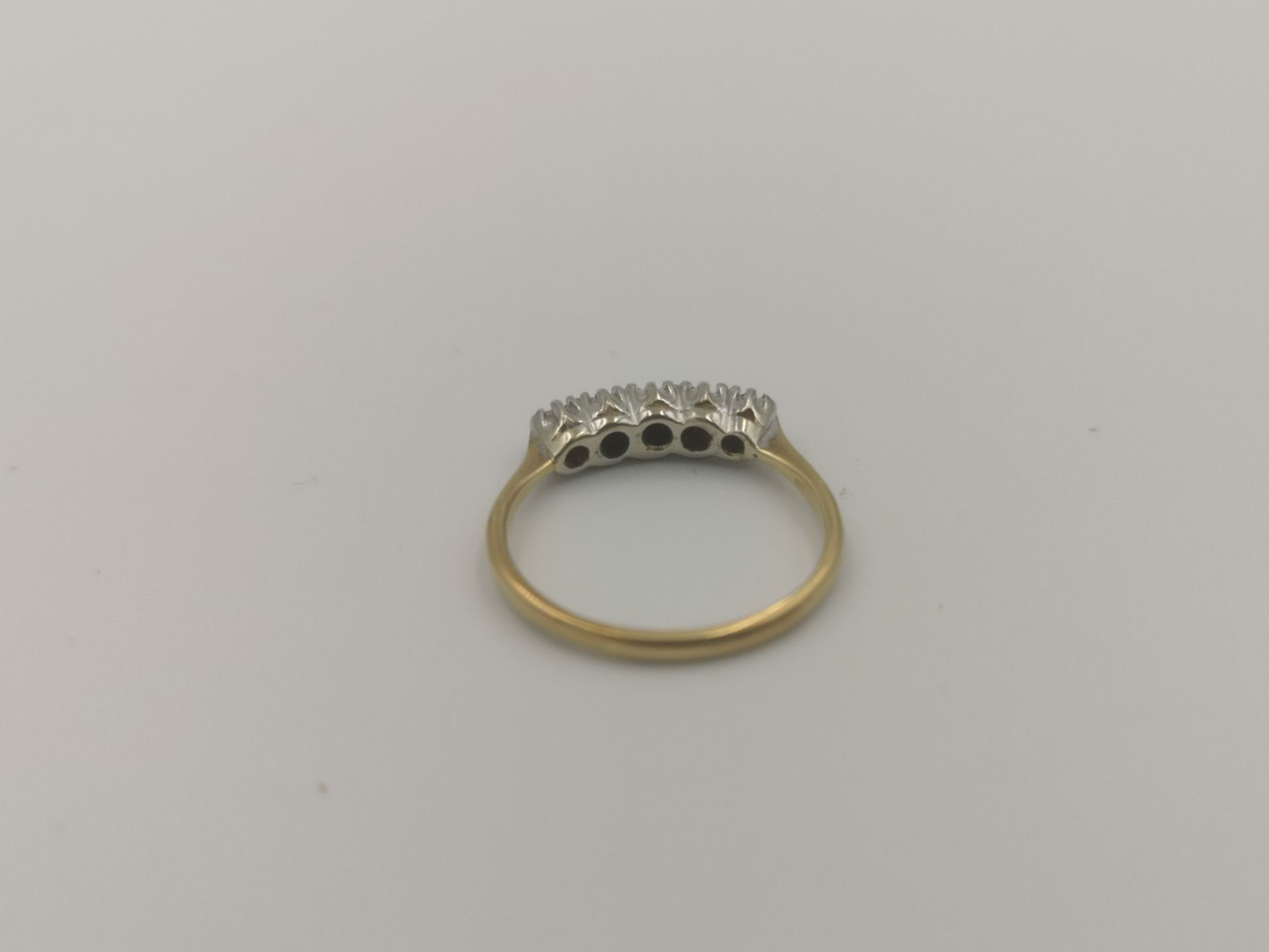 Five stone diamond ring - Image 3 of 5