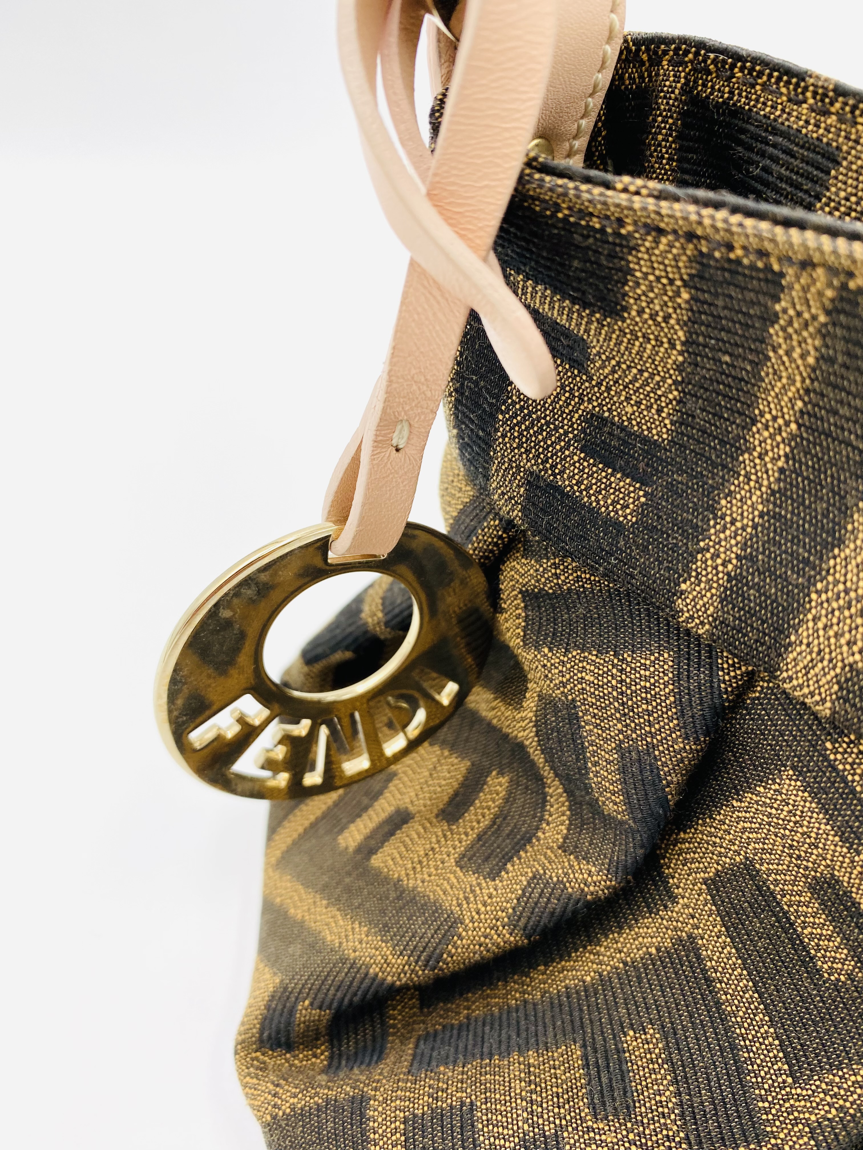 Fendi mini Zucca bag with dust bag - Image 5 of 7