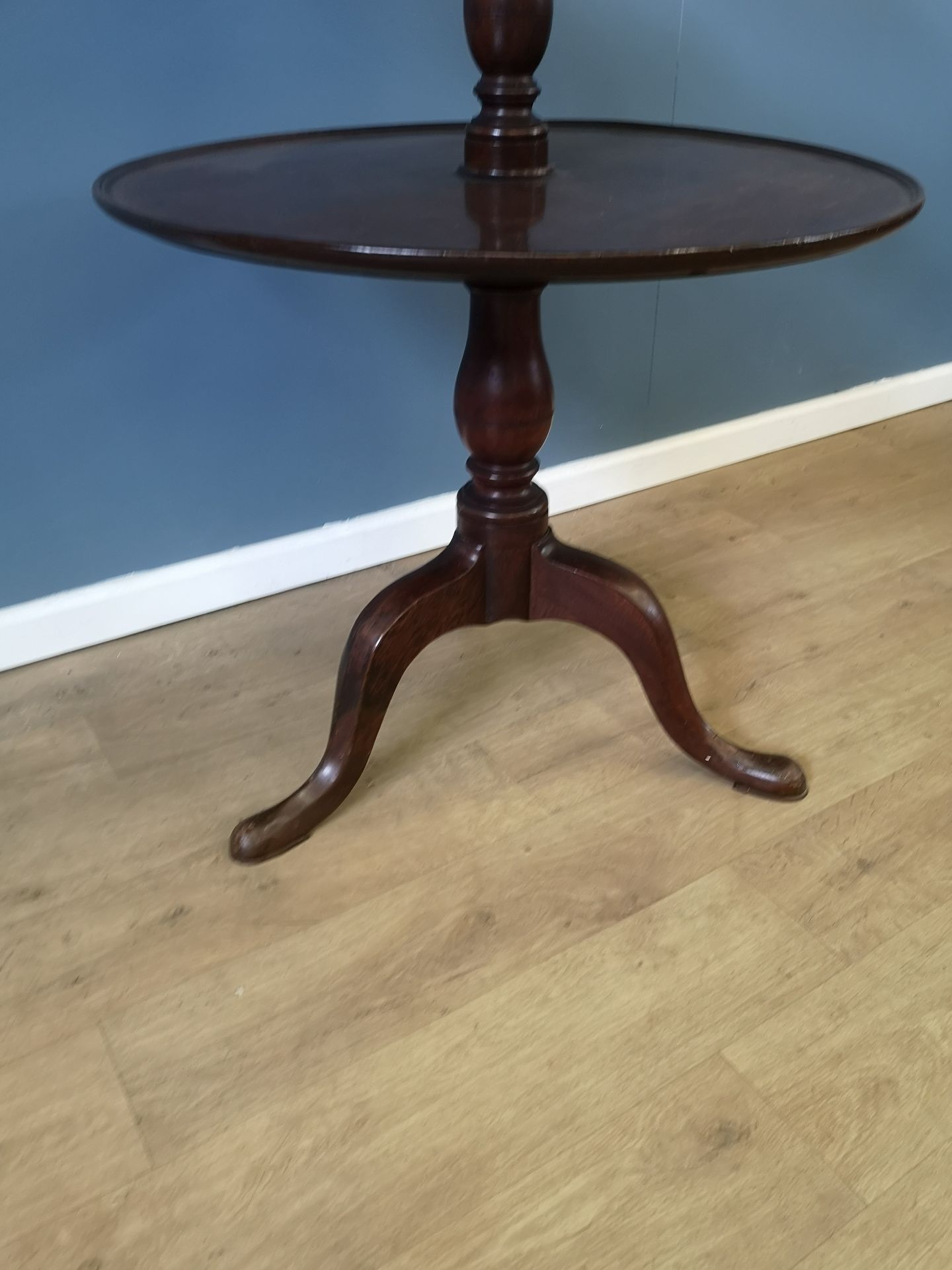 Victorian mahogany dumb waiter - Image 3 of 4