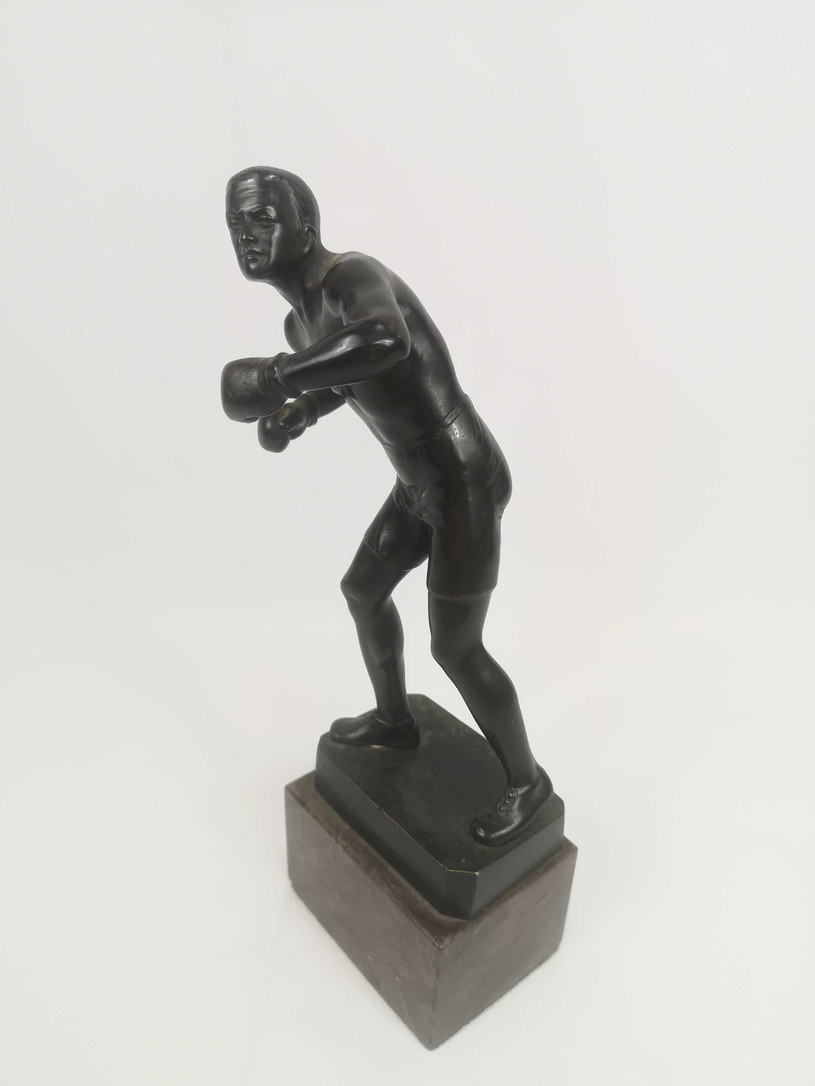 After E. Saalmann, bronze figure of a boxer - Image 2 of 6