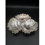 French silver shell dish