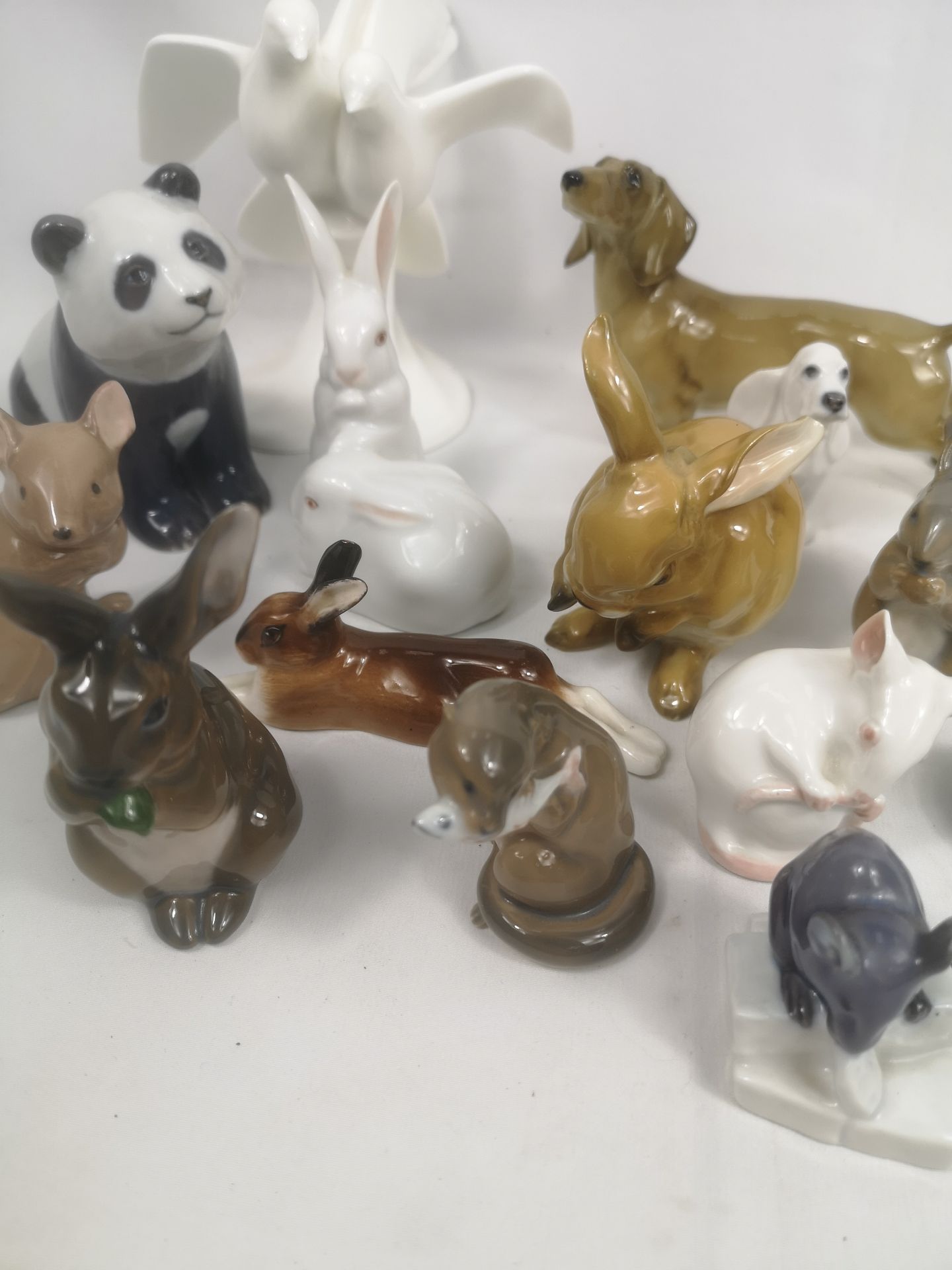 Eight Royal Copenhagen animal figurines together with seven others - Image 2 of 4