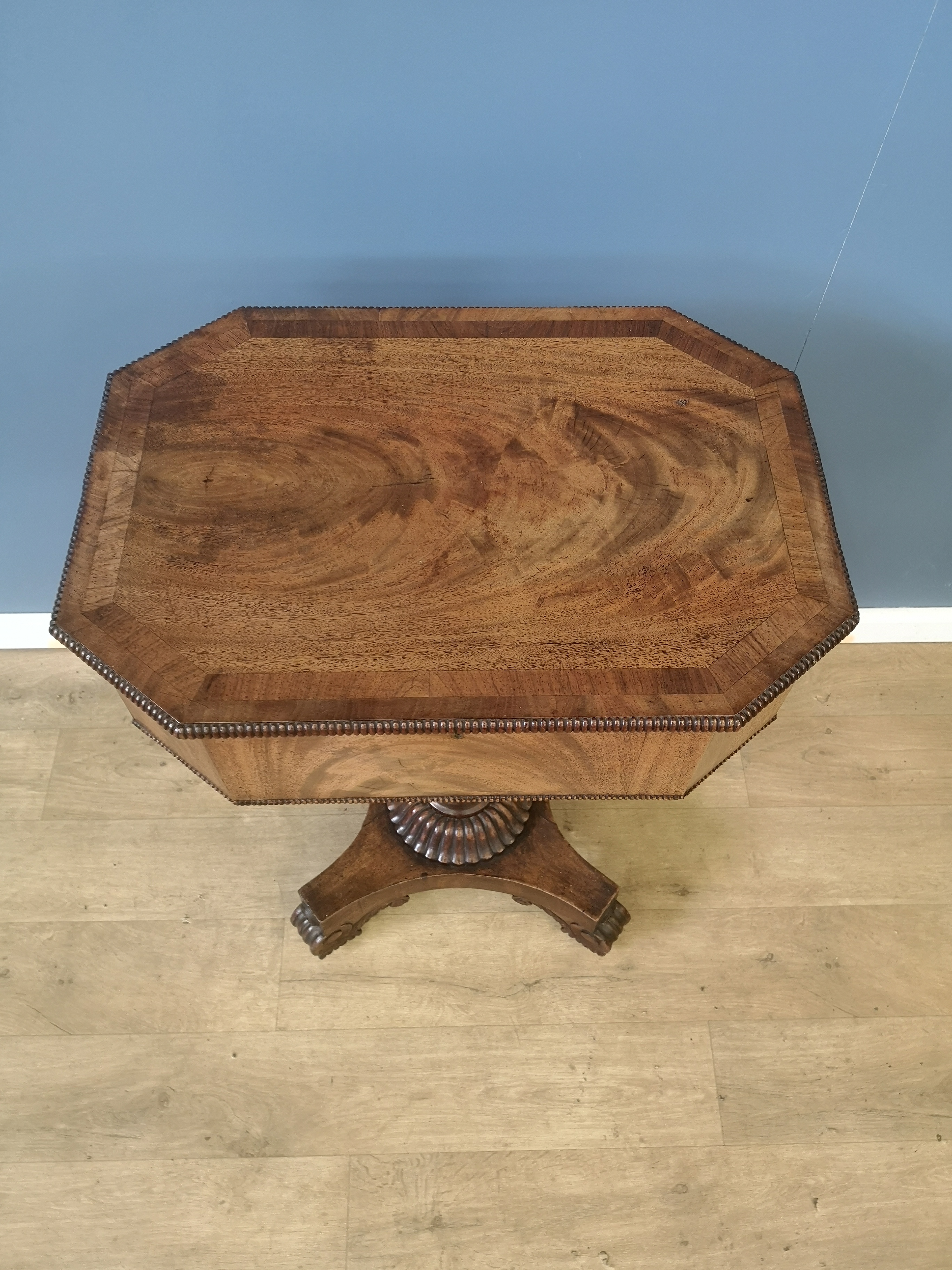 Victorian mahogany workbox - Image 4 of 5