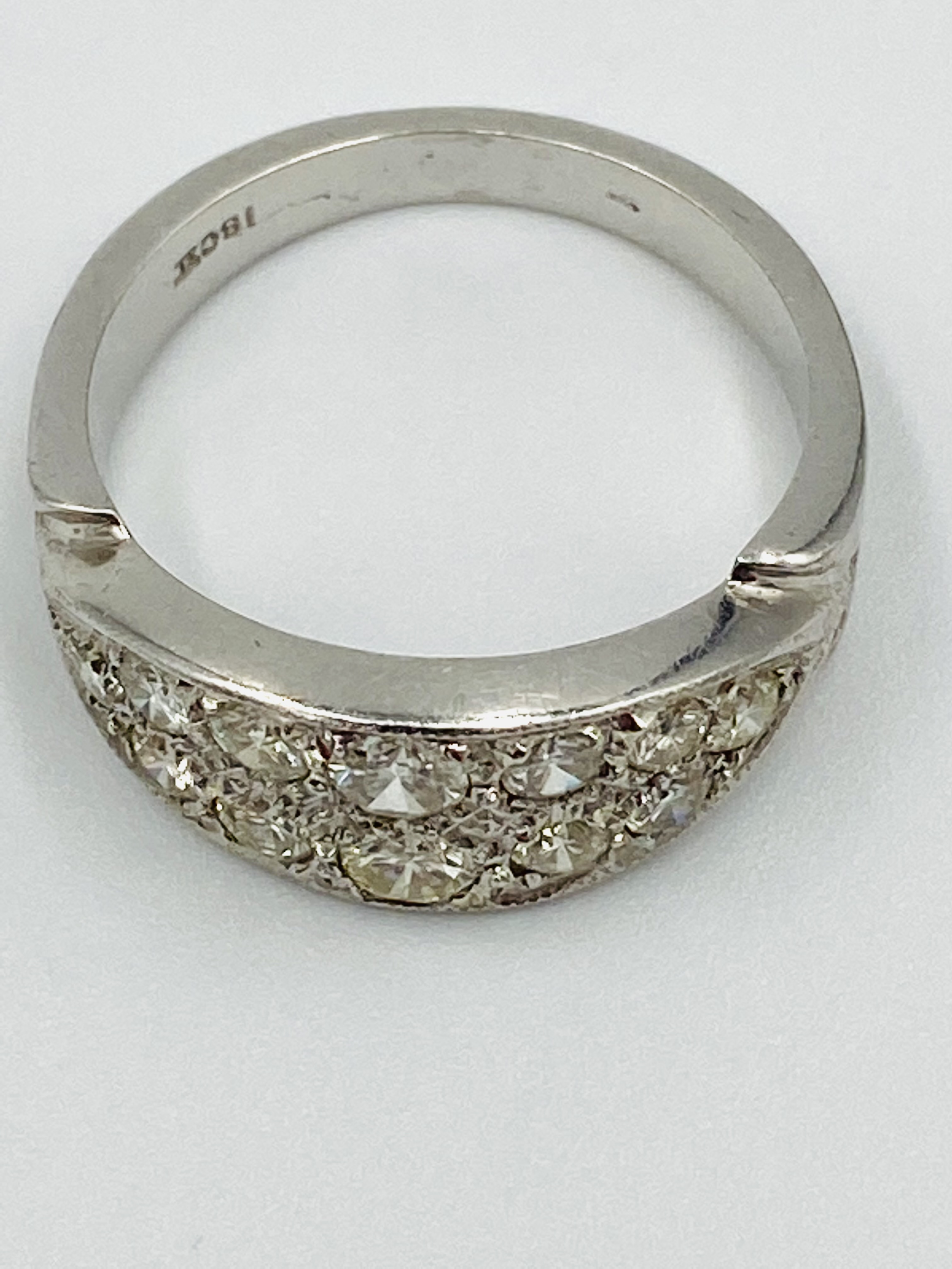 18ct white gold and diamond ring - Image 5 of 5