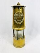 Brass miners lamp