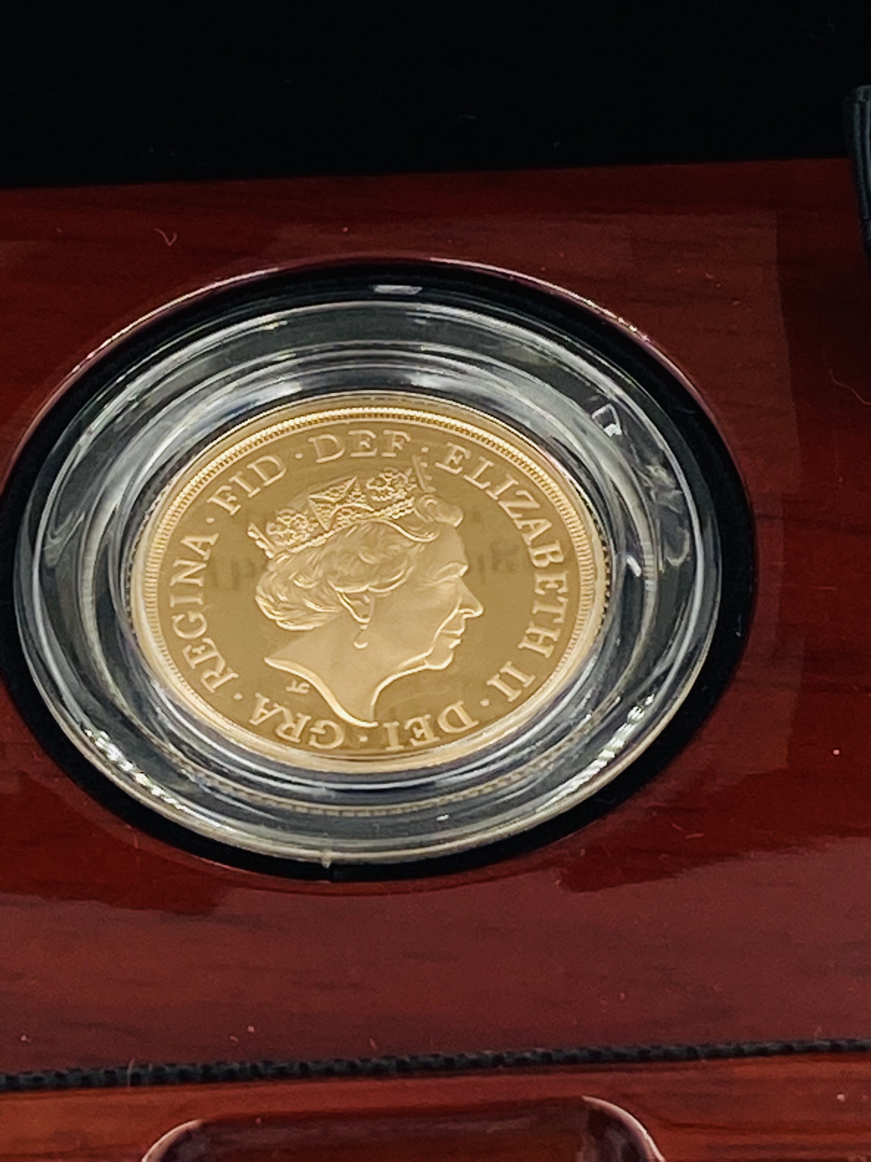 Queen Elizabeth II, 22ct Gold Proof Sovereign, 2022 - Image 3 of 5