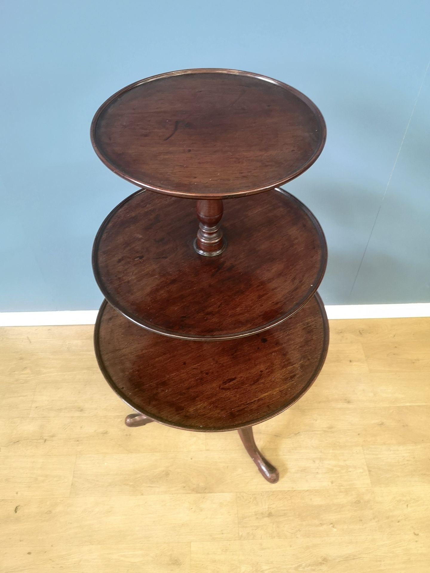 Victorian mahogany dumb waiter - Image 2 of 4