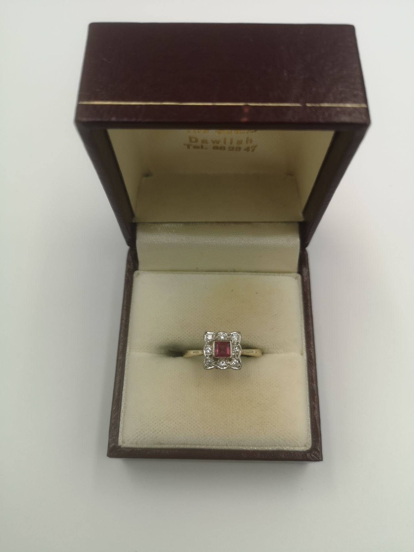 9ct gold, ruby and diamond ring - Image 5 of 5