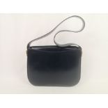 Celine blue leather handbag