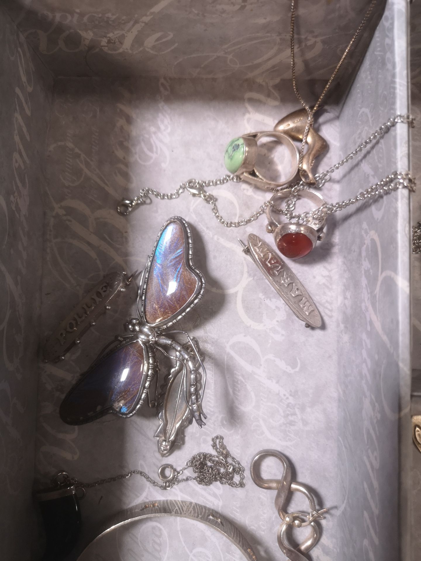 Quantity of silver jewellery - Image 2 of 5